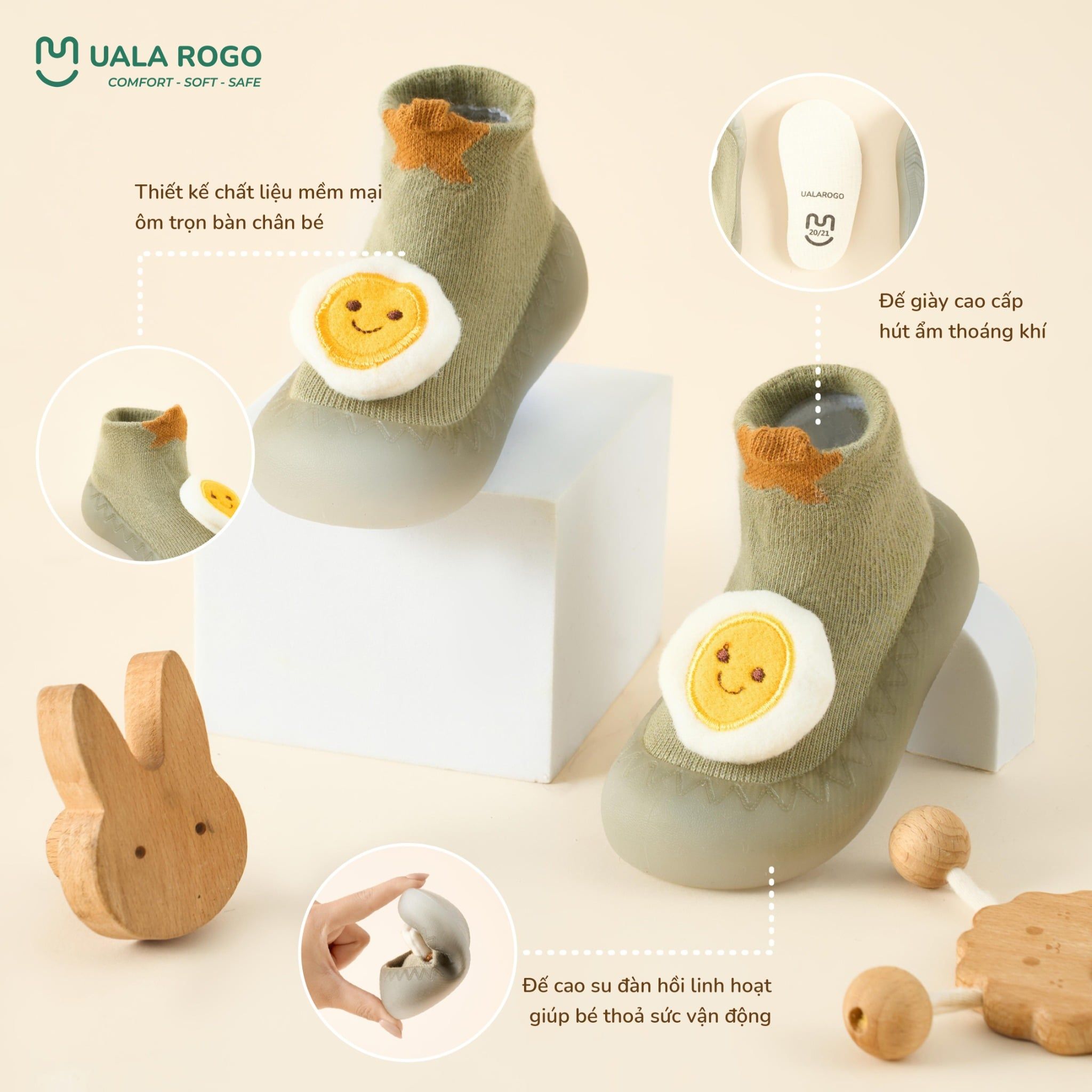  Giày Bún UalaRogo UR 5775 