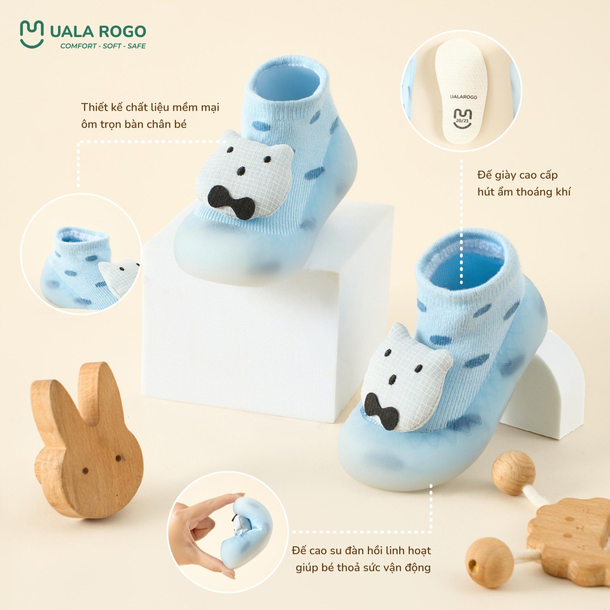  Giày Bún UalaRogo UR 5777 