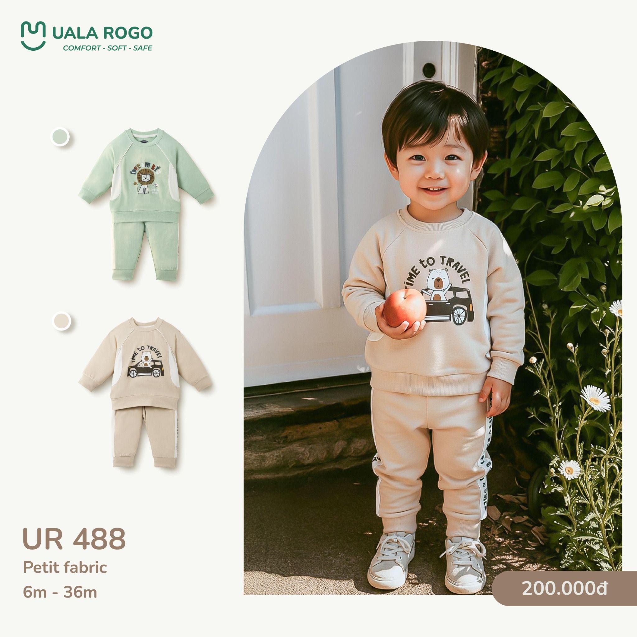  Bộ Dài Hình Động Vật Chất Liệu Petit UR 488 