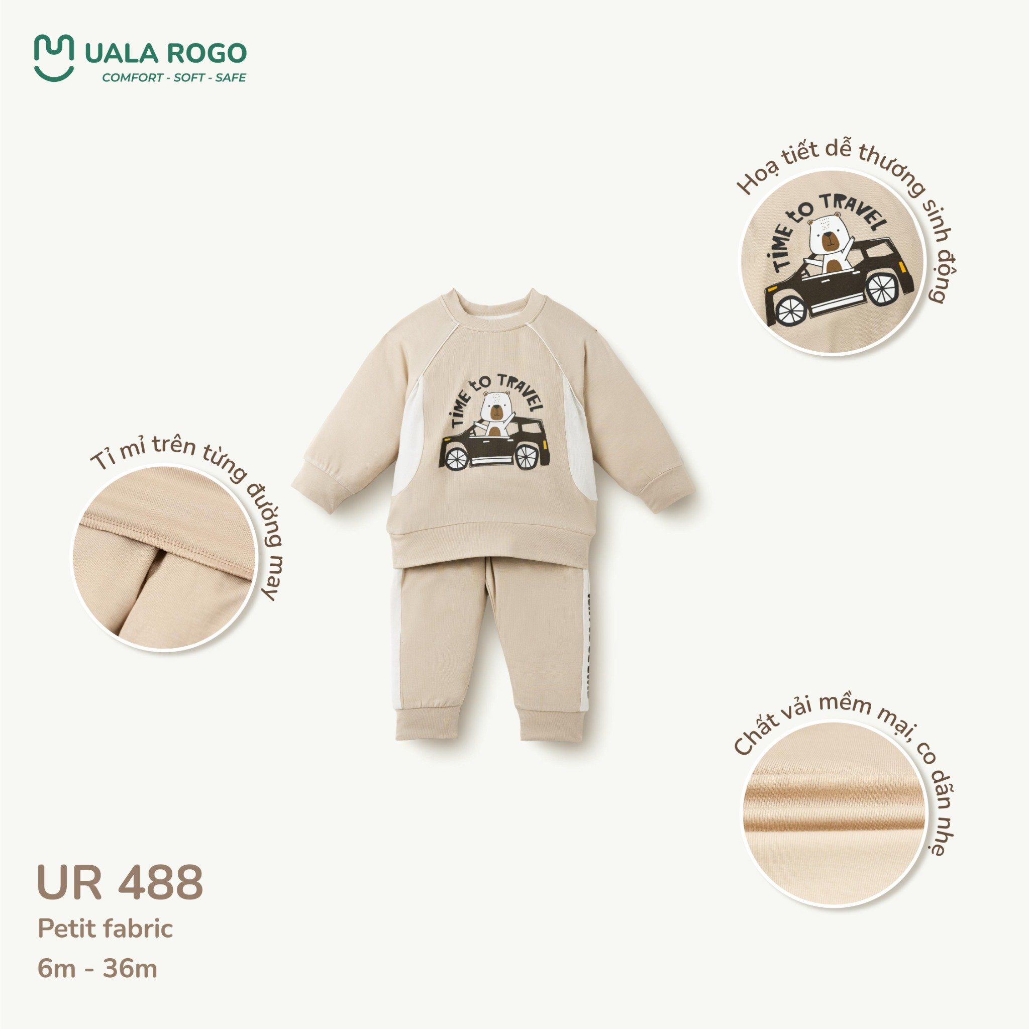  Bộ Dài Hình Động Vật Chất Liệu Petit UR 488 