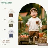  Bộ Dài Chất Liệu Cotton Cho Bé UR 259 