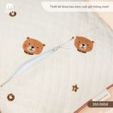 Bộ Chặn Kèm Gối Bông Sơ Sinh MN 0025 