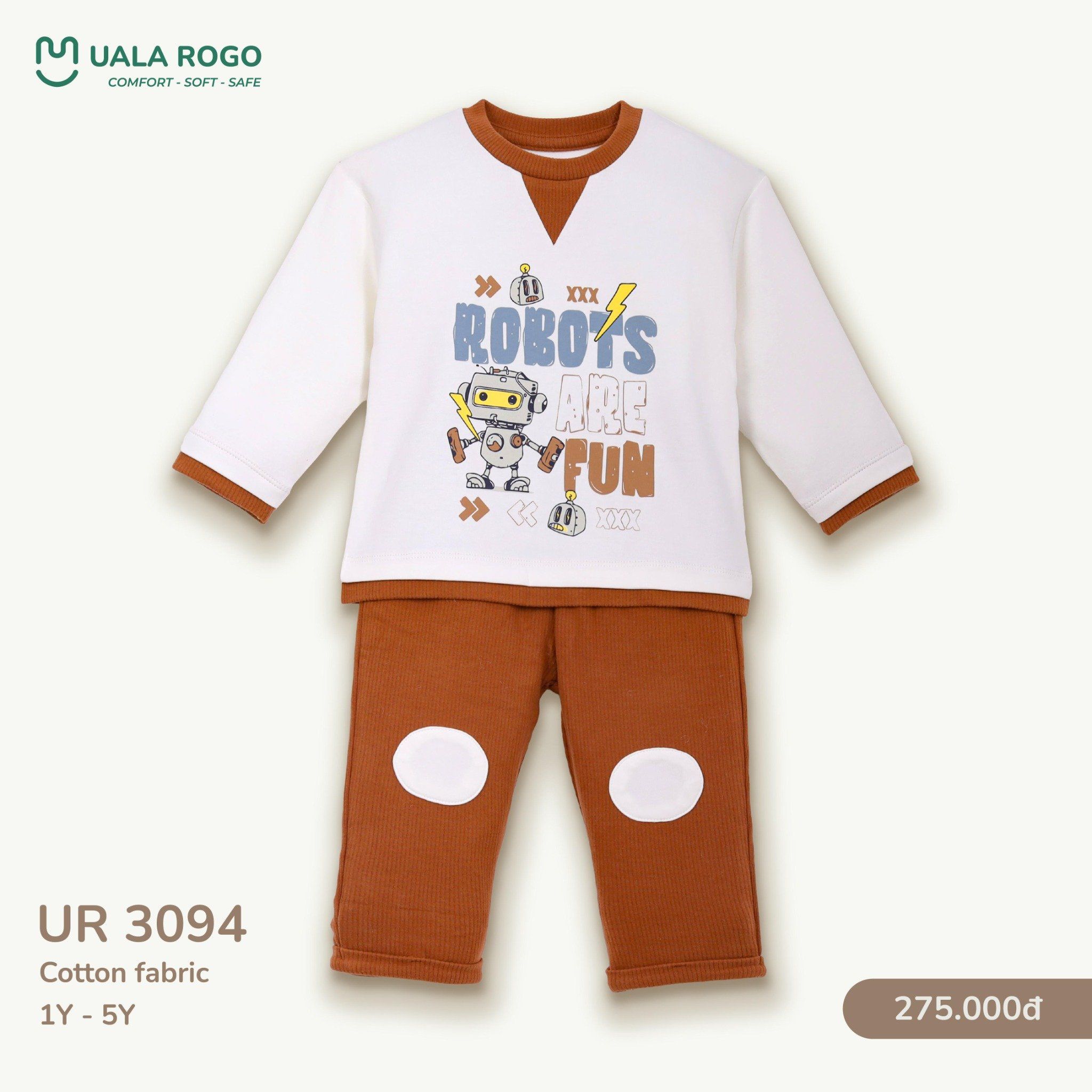  Bộ Dài Tay Họa Tiết Cho Bé UR 3094 