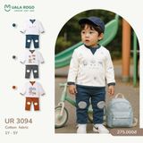  Bộ Dài Tay Họa Tiết Cho Bé UR 3094 