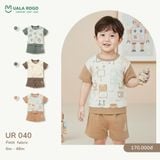  Bộ Cộc Tay Họa Tiết Hoạt Hình Cho Bé UR 040 