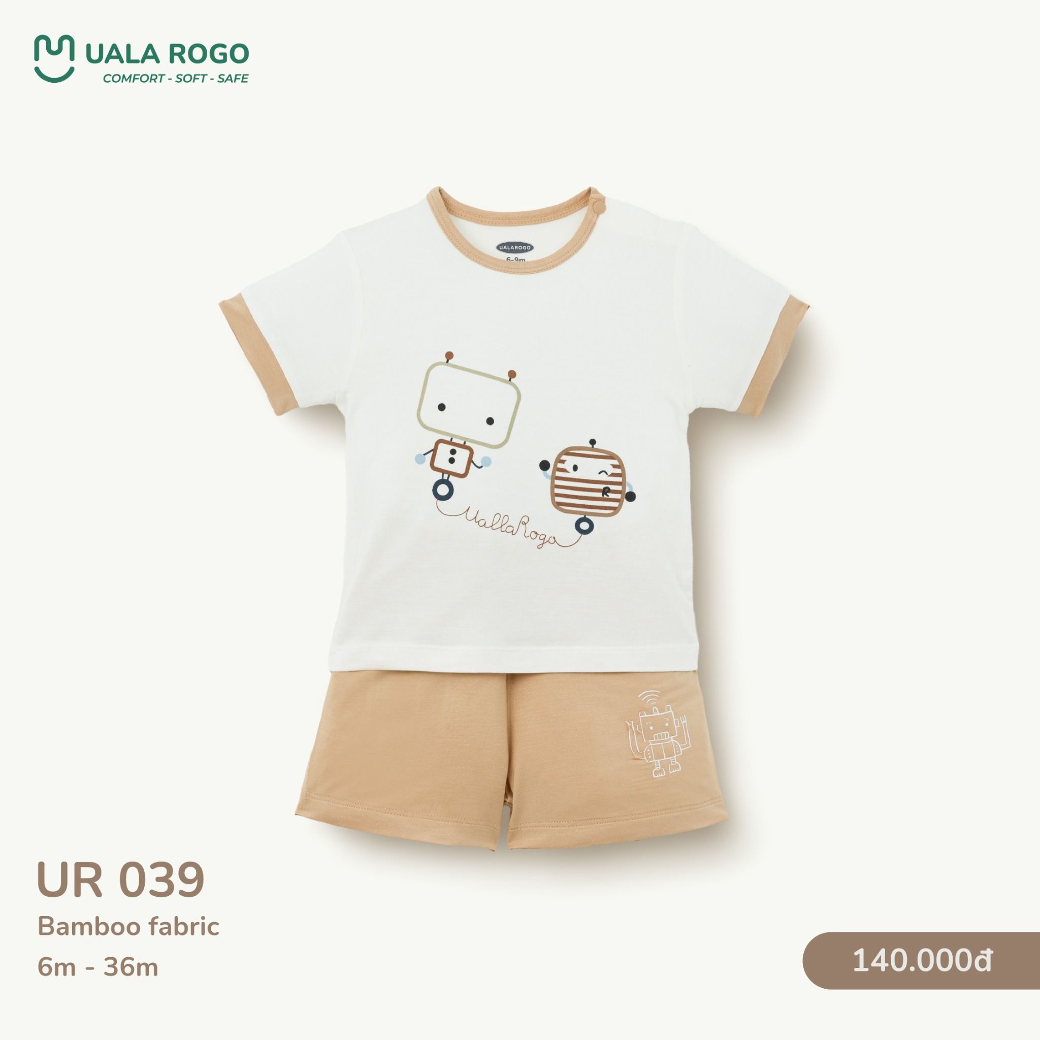  Bộ Cộc Tay Họa Tiết Hoạt Hình Cho Bé UR 039 