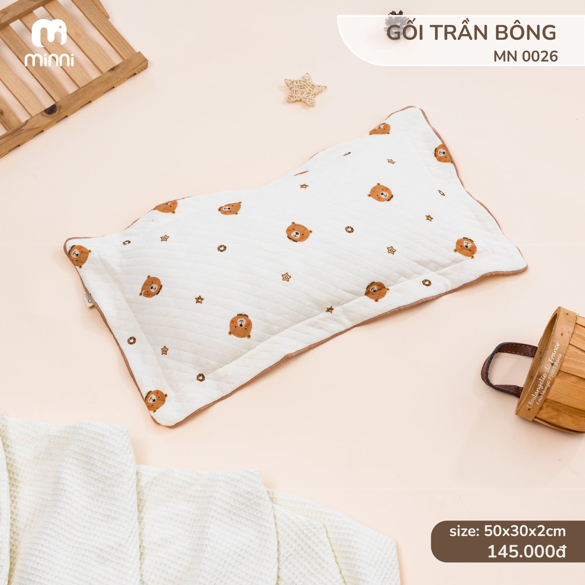  Gối Trần Bông Cho Bé MN 0026 