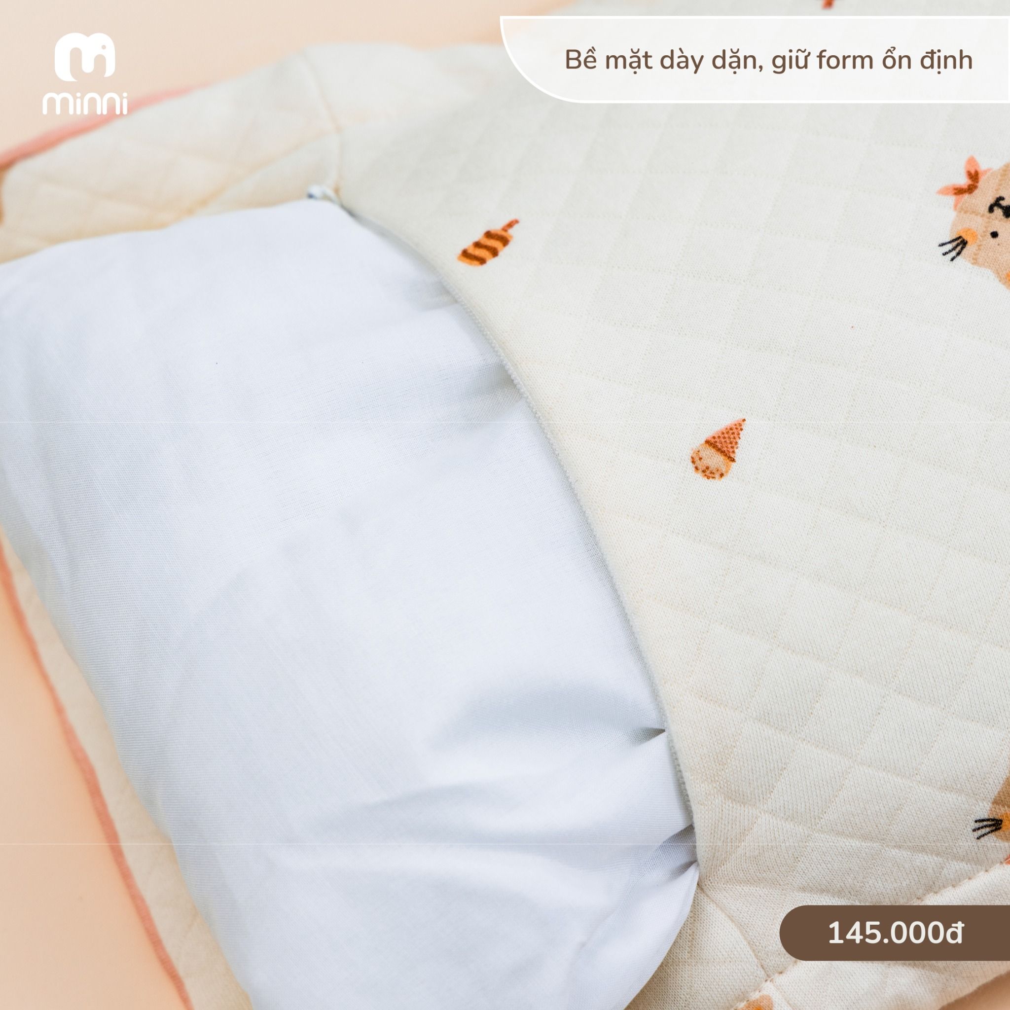  Gối Trần Bông Cho Bé MN 0026 