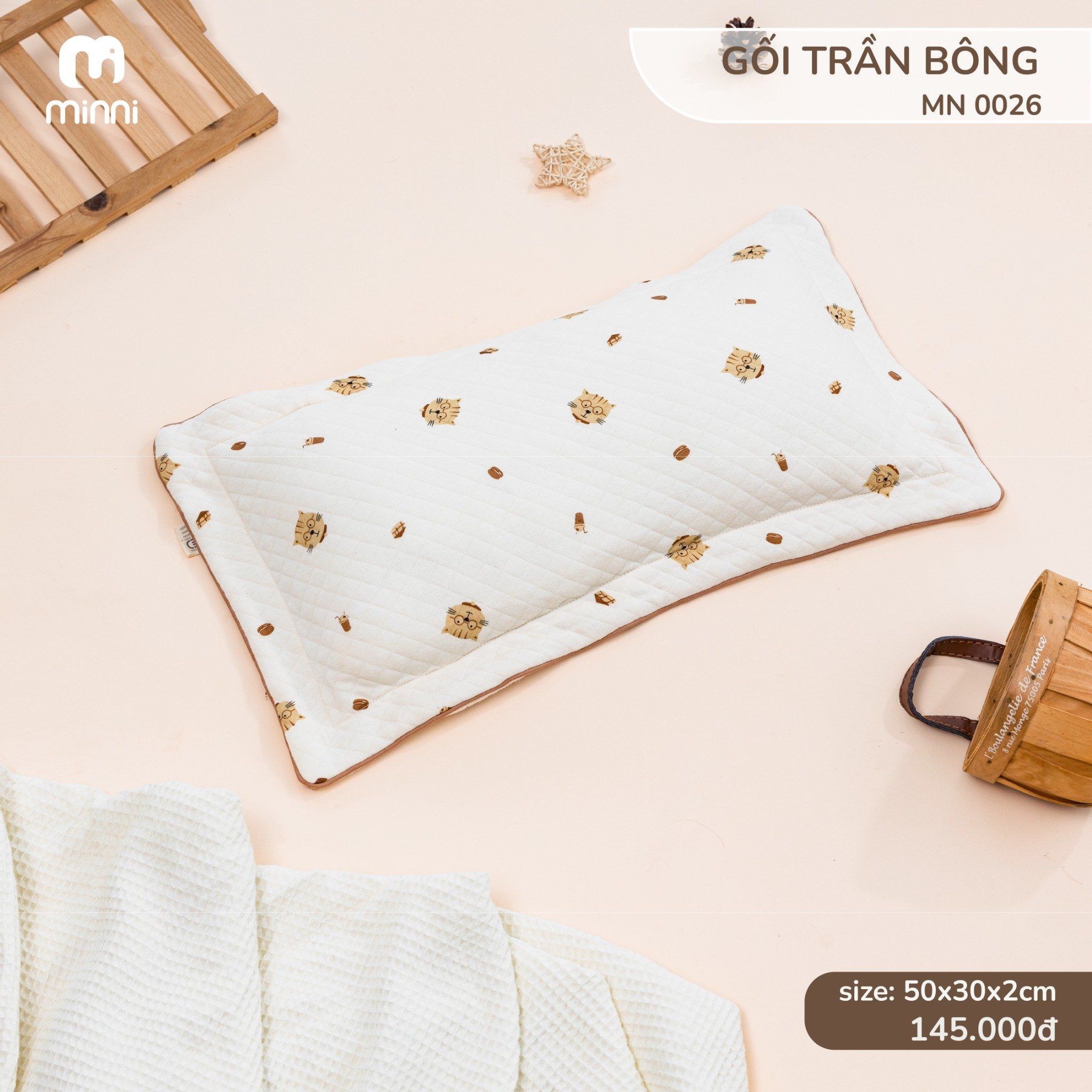  Gối Trần Bông Cho Bé MN 0026 