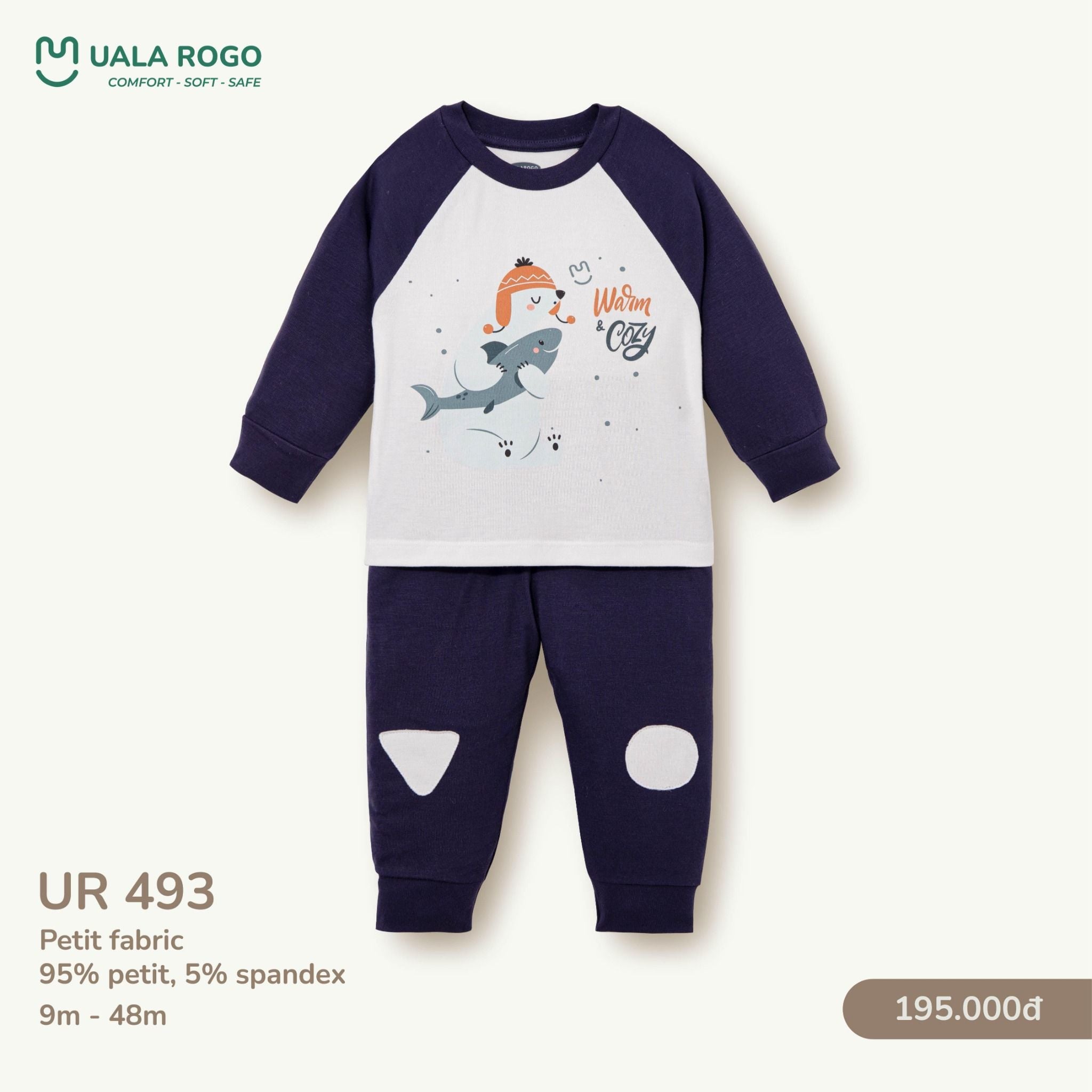  Bộ Dài Chất Liệu Petit Cho Bé UR 493 