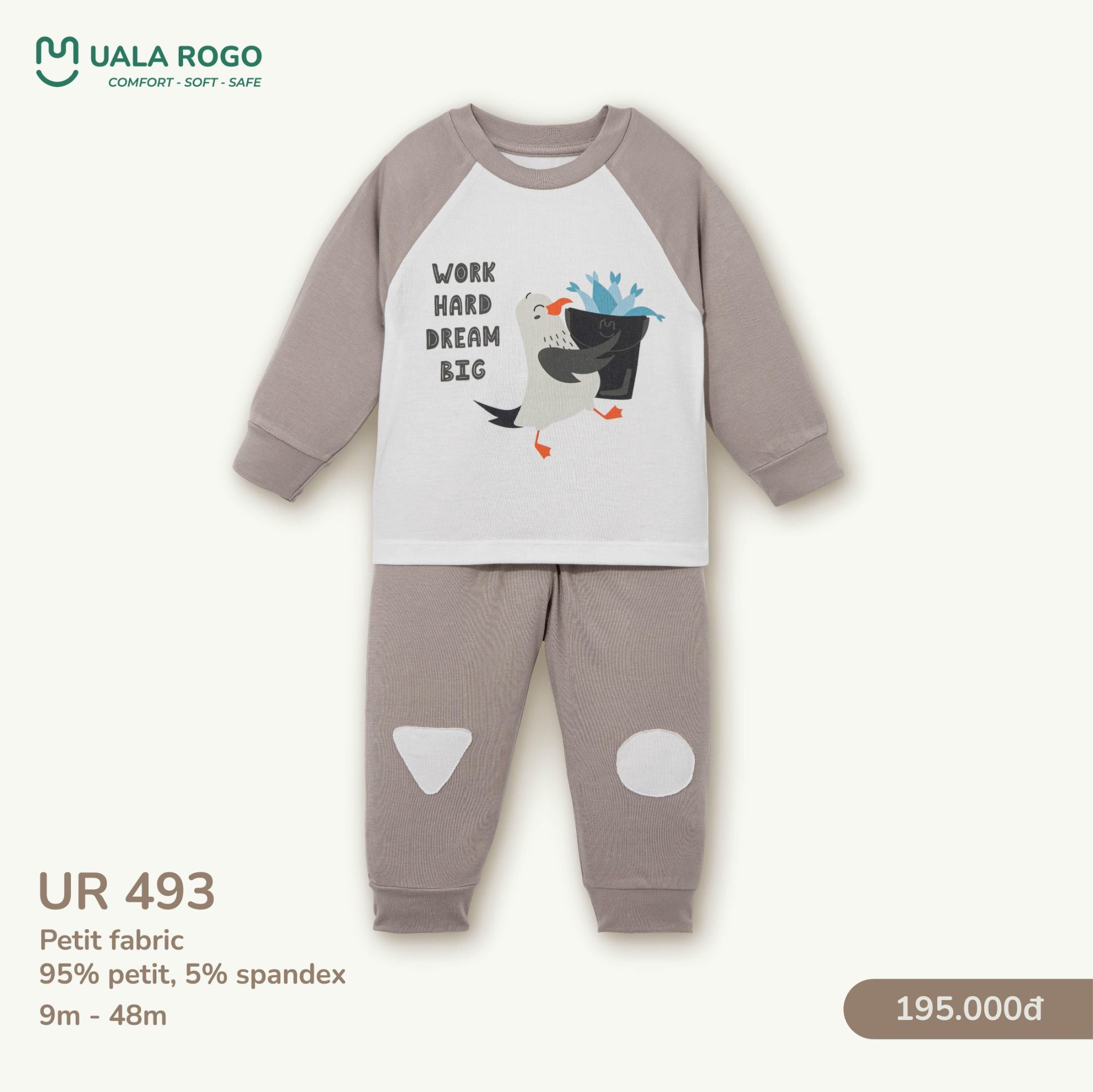  Bộ Dài Chất Liệu Petit Cho Bé UR 493 