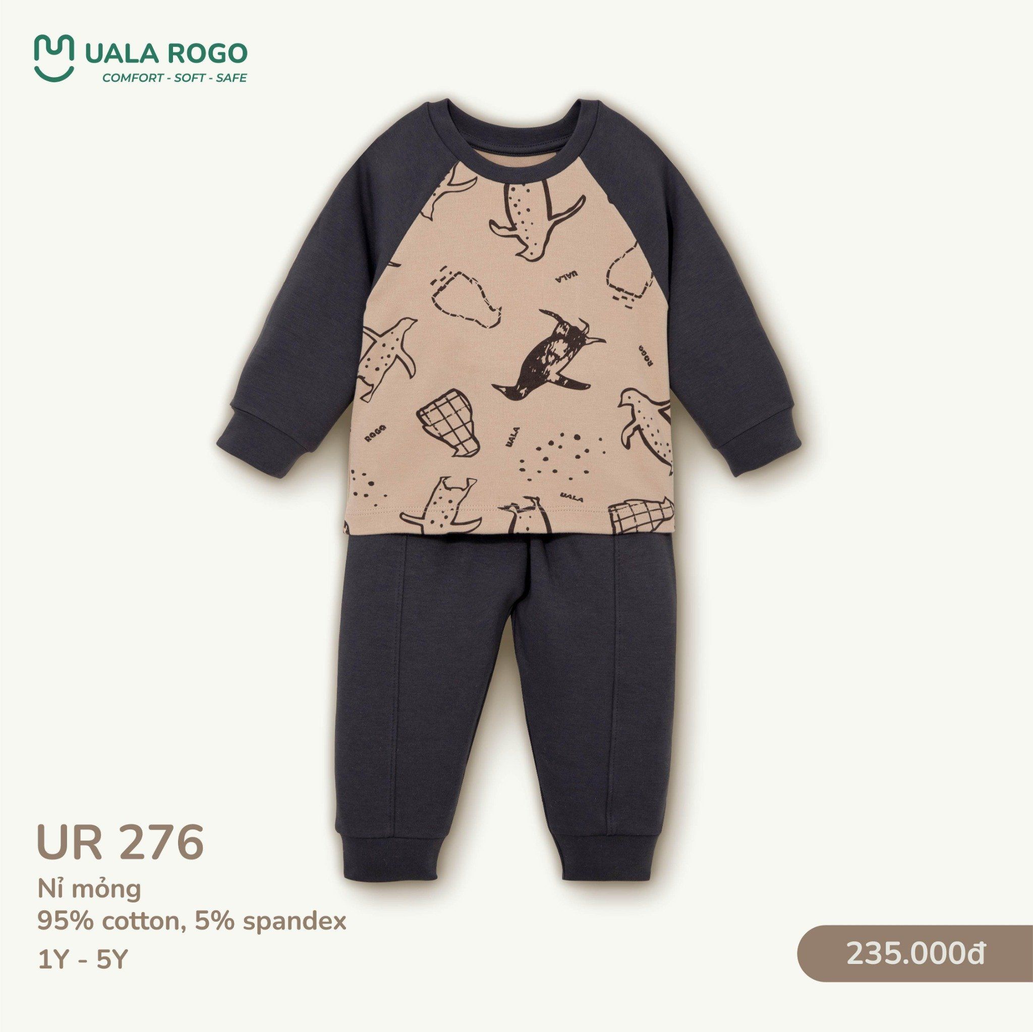  Bộ Dài Nỉ Mỏng Cho Bé UR 276 