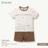  Bộ Cộc Tay Họa Tiết Hoạt Hình Cho Bé UR 042 