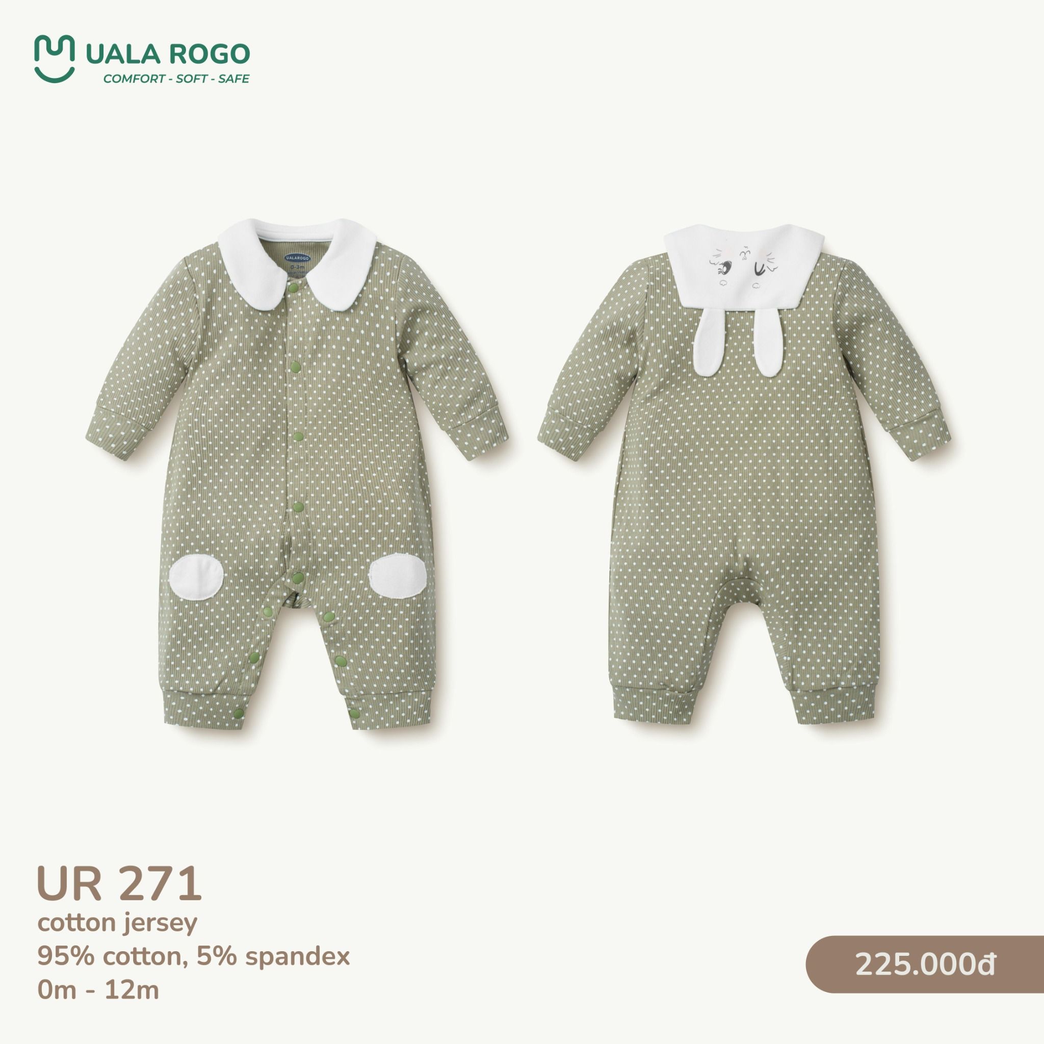  Bộ Body Dài Tay Cho Bé UR 271 