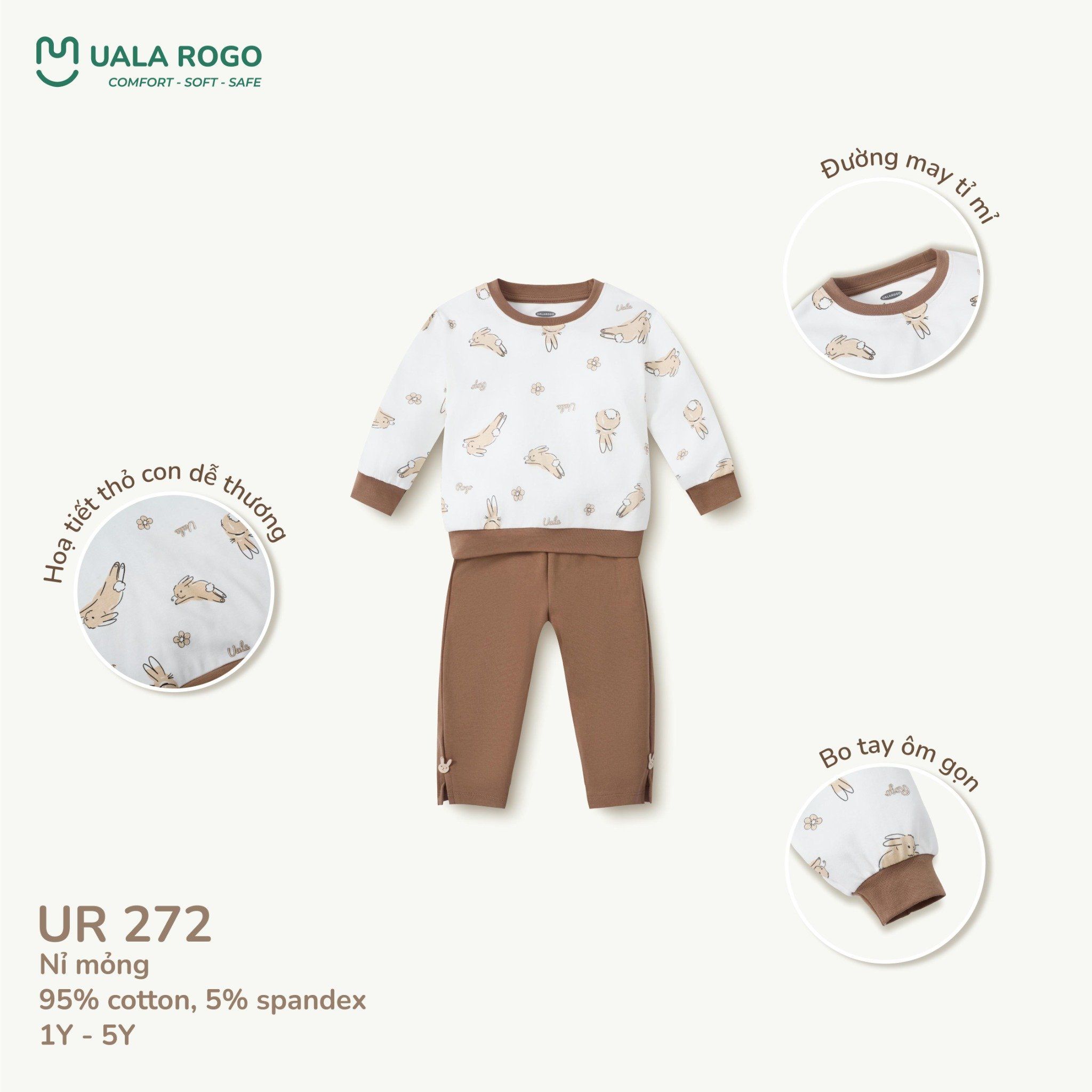  Bộ Dài Tay Cho Bé UR 272 