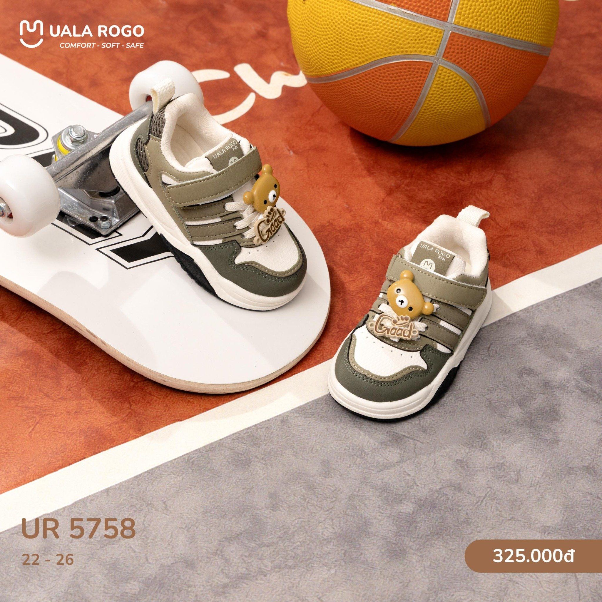  Giày Kids UalaRogo Cho Bé UR 5758 