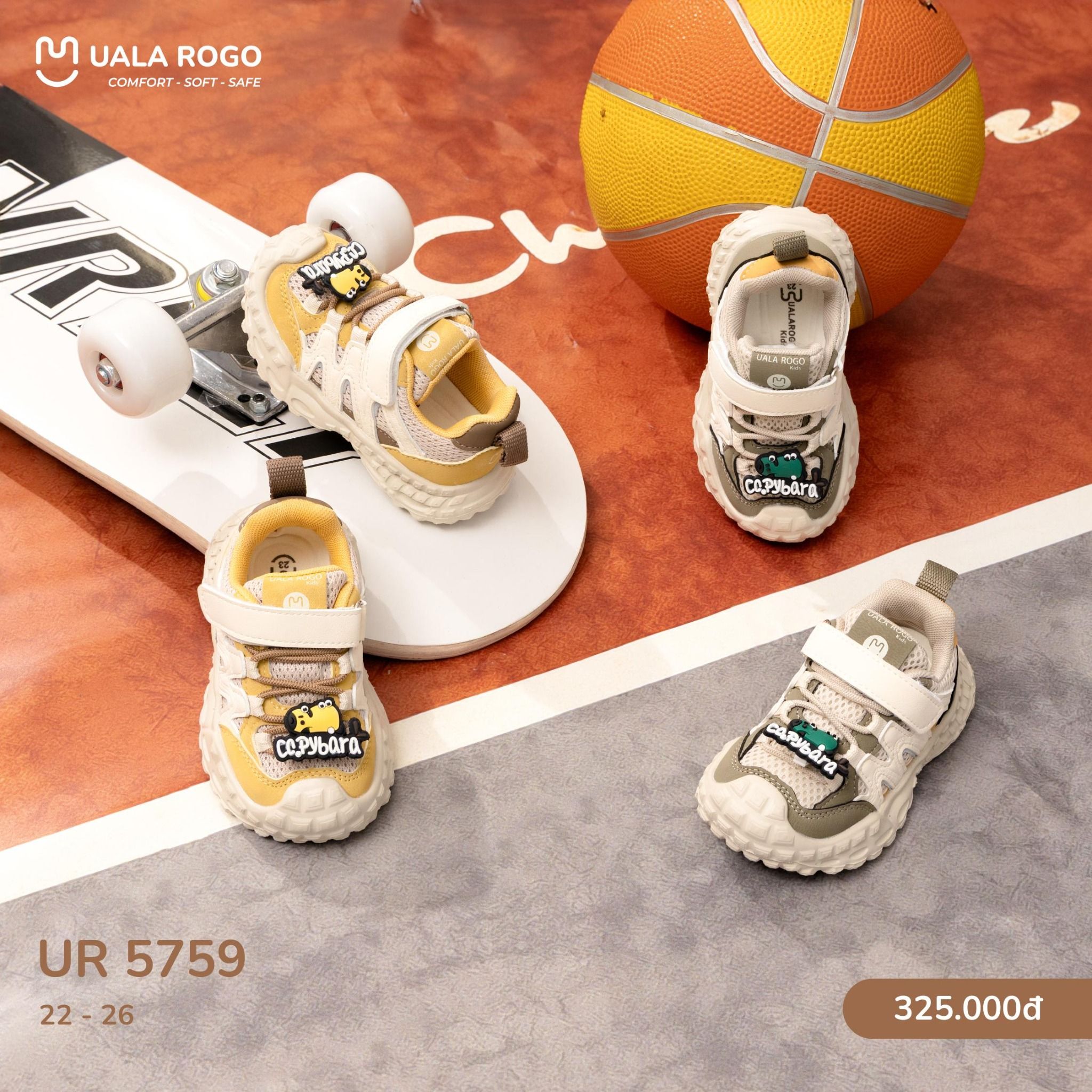  Giày Kids UalaRogo Cho Bé UR 5759 