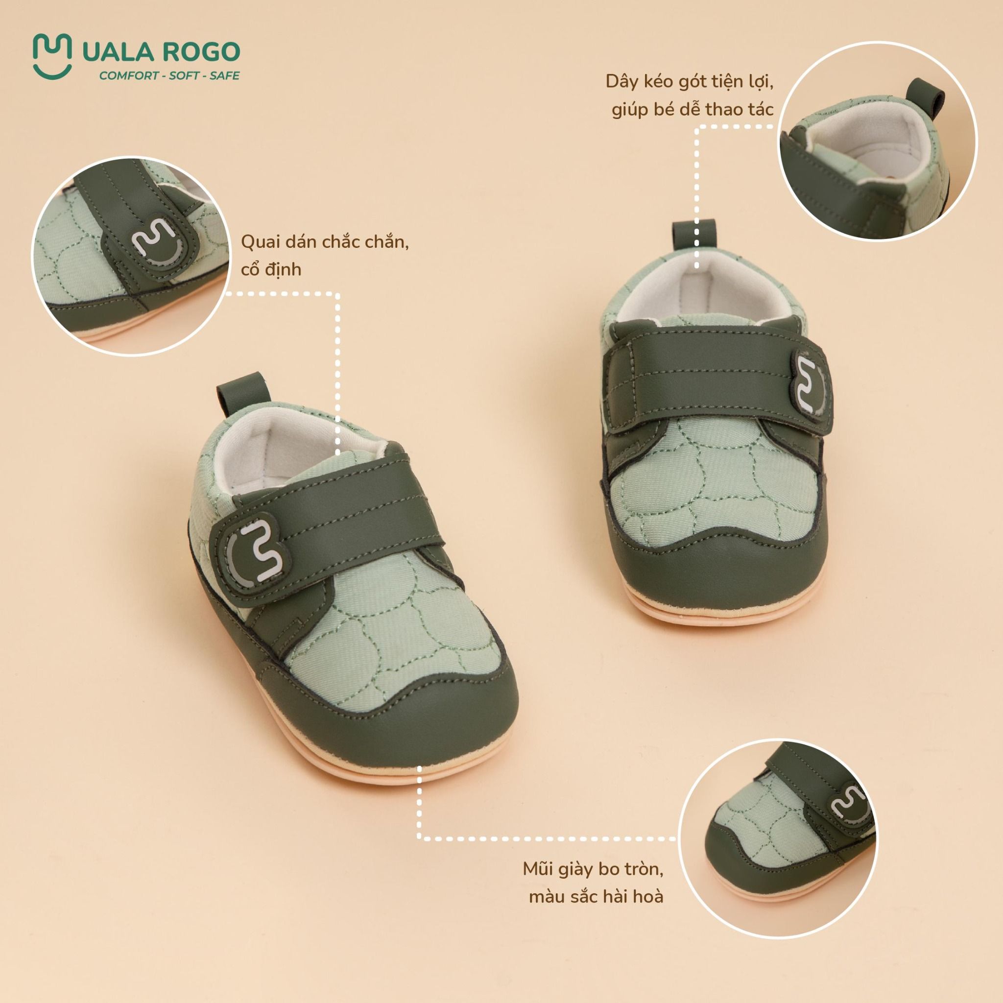  Giày Sơ Sinh Cho Bé UR 801 