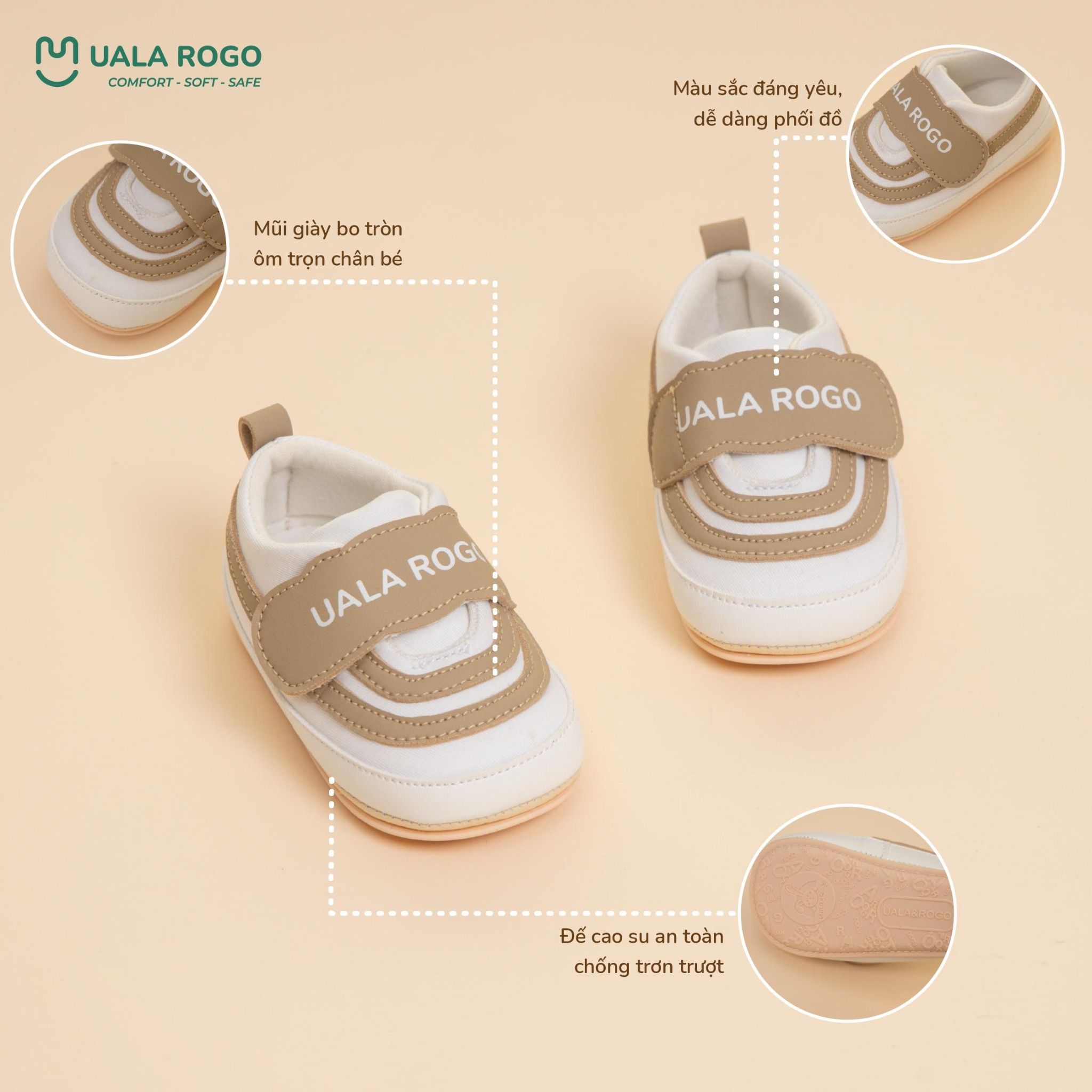  Giày Sơ Sinh Cho Bé UR 805 