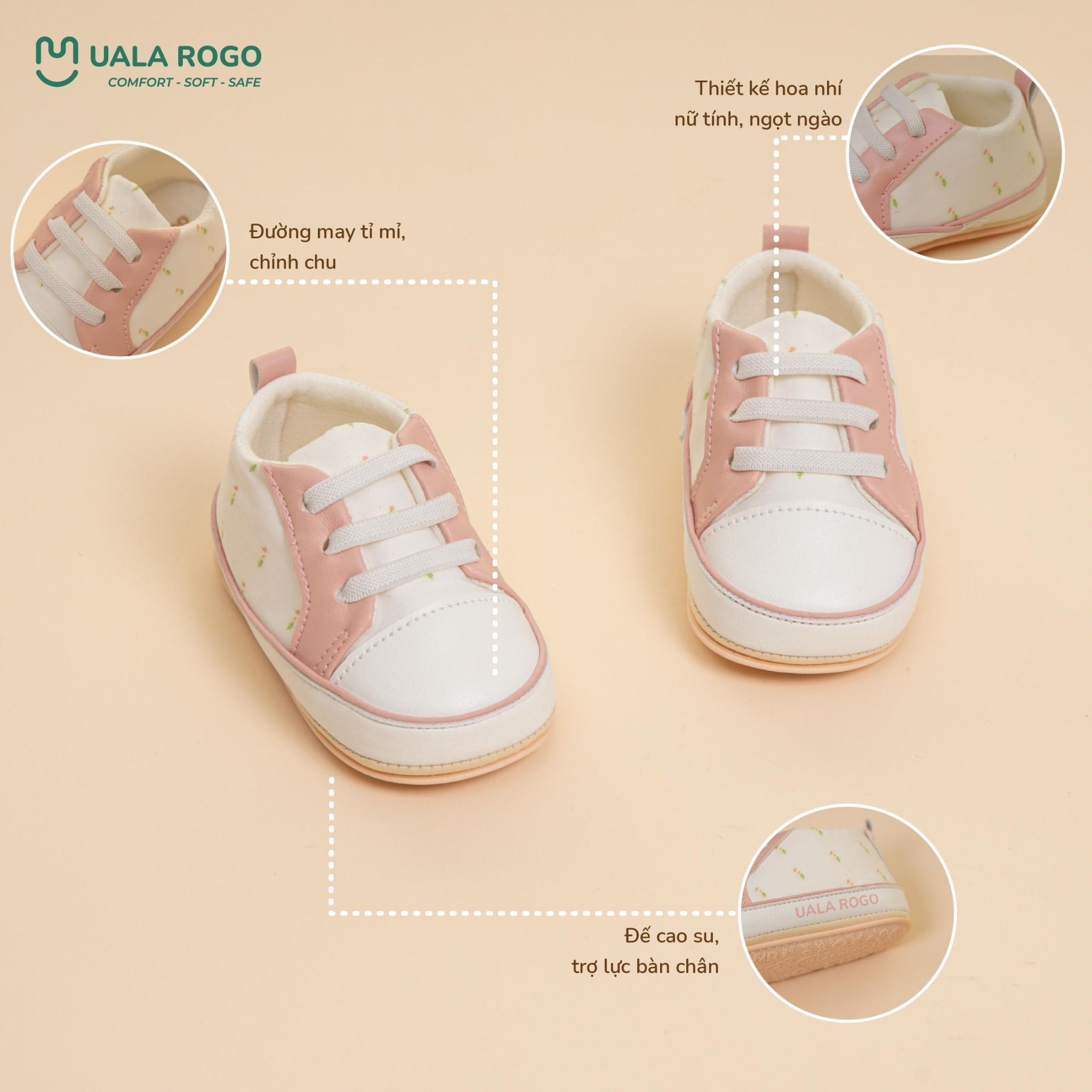  Giày Sơ Sinh Cho Bé UR 807 