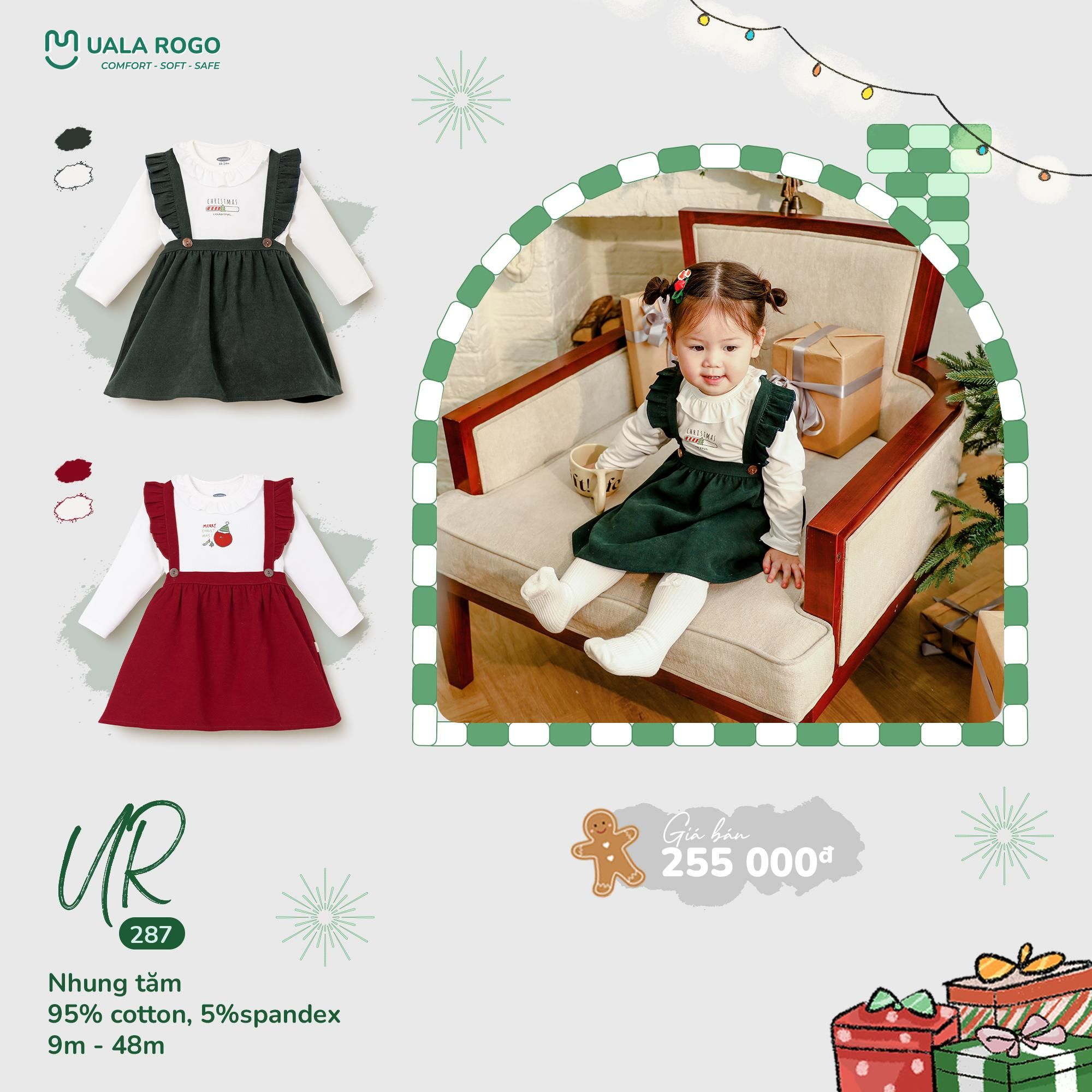  Set Yếm Giáng Sinh Cho Bé UR 287 