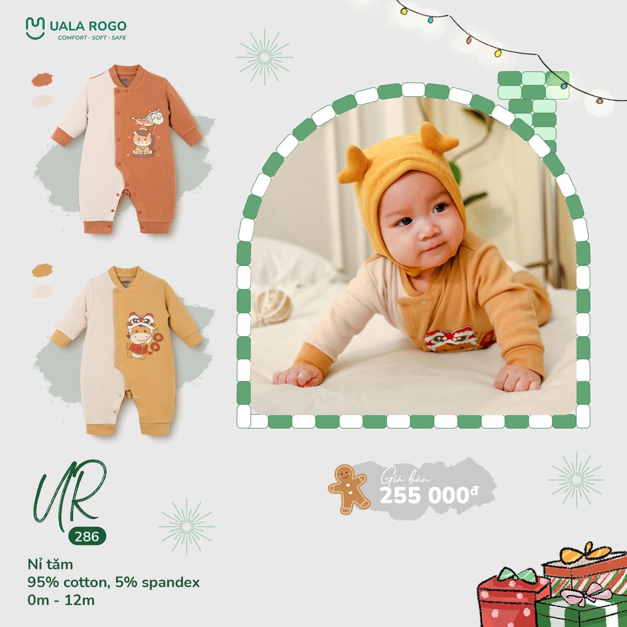  Bộ Body Dài Tay Cho Bé UR 286 