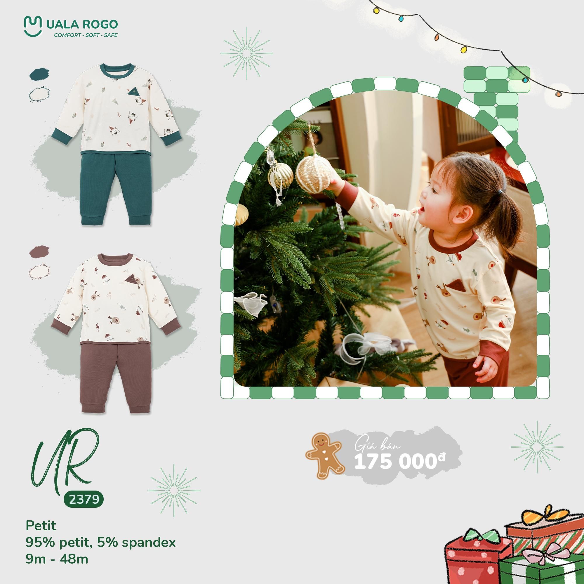  Bộ Dài Tay Cho Bé UR 2379 