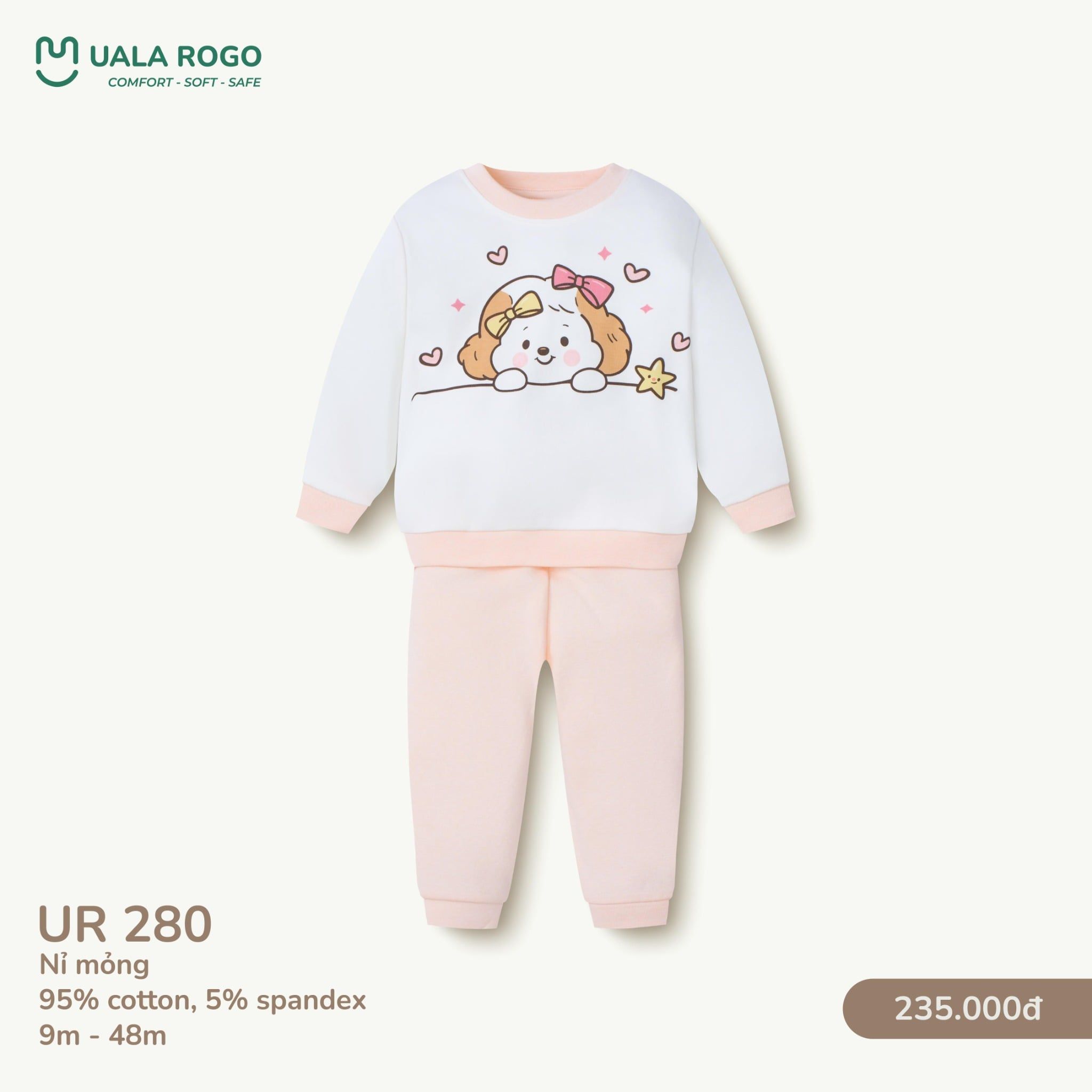  Bộ Dài Tay Cho Bé UR 280 