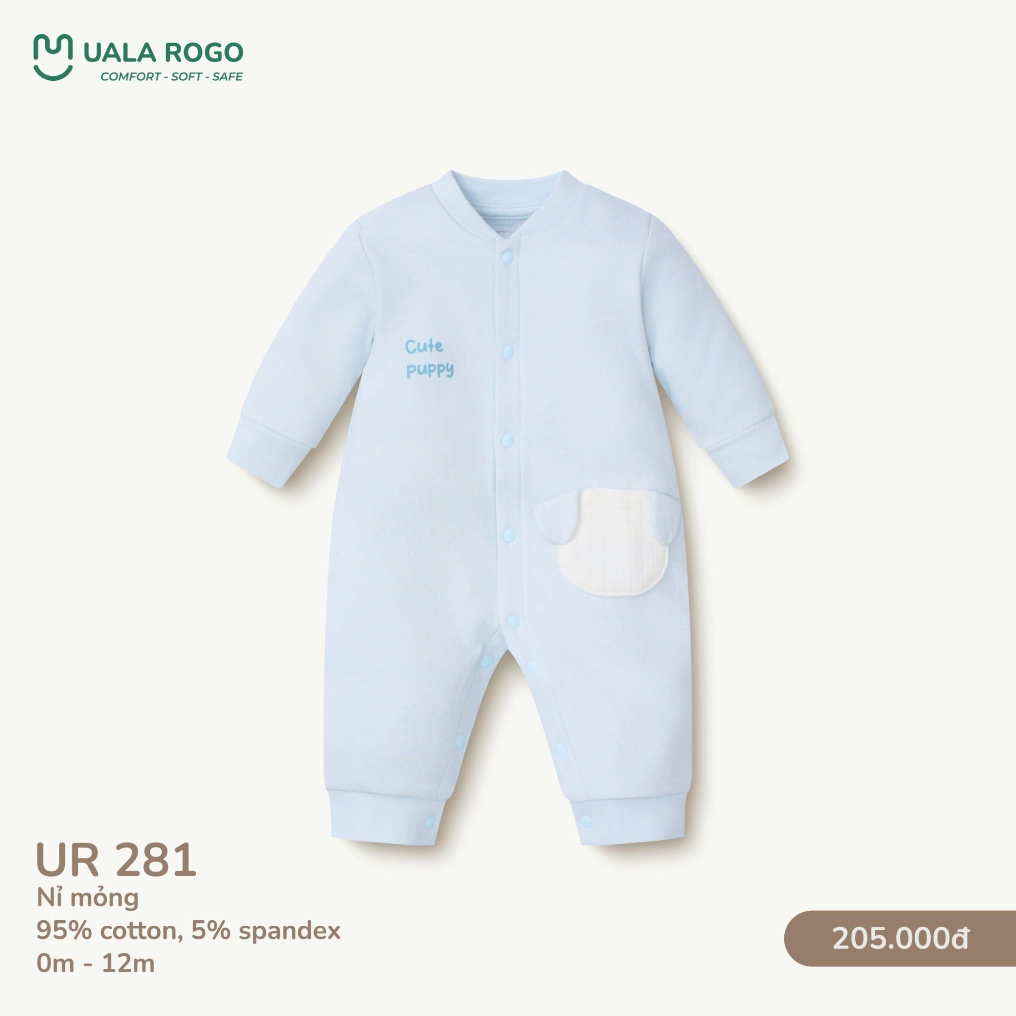  Body Dài Tay Cho Bé UR 281 