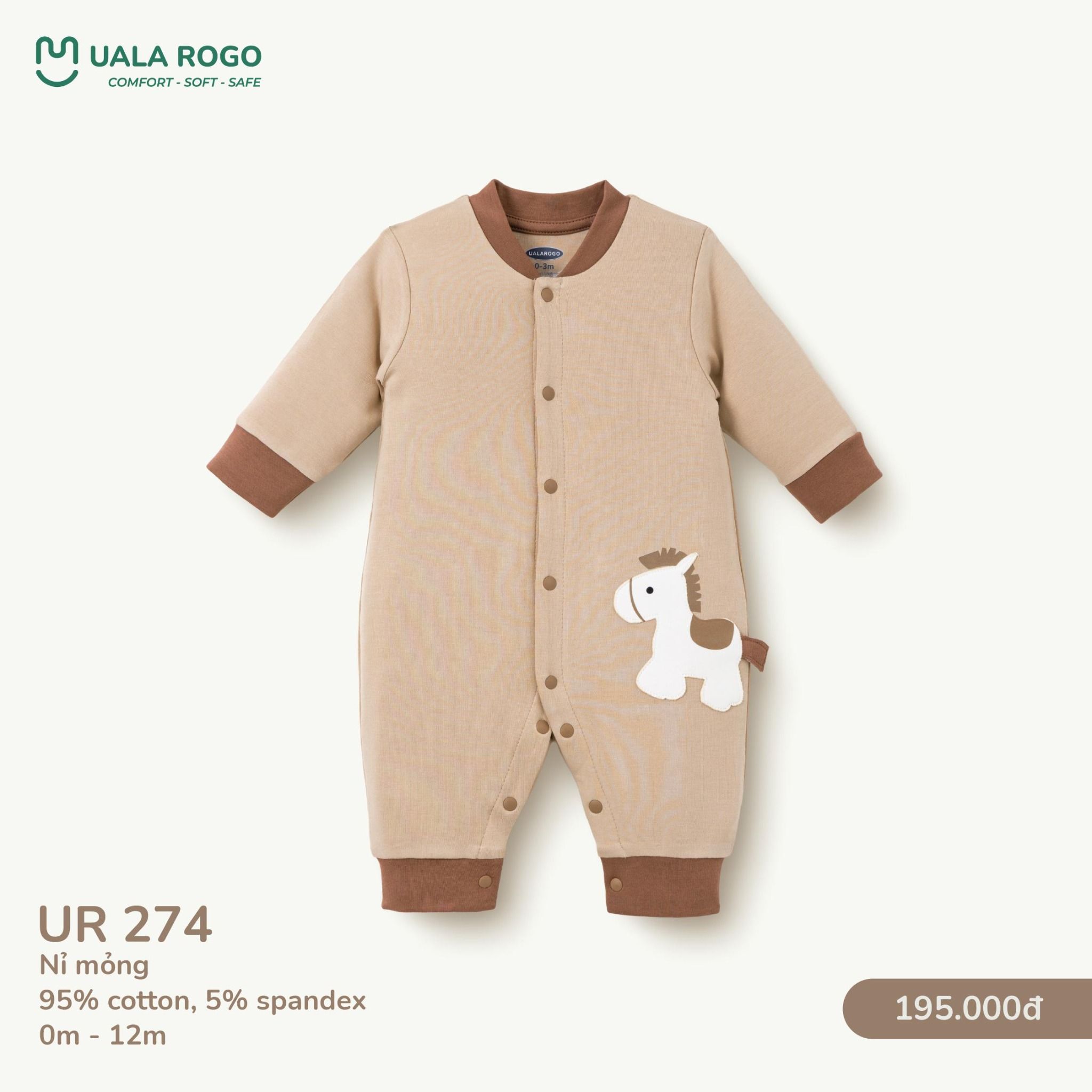  Body Dài Tay Cho Bé UR 274 