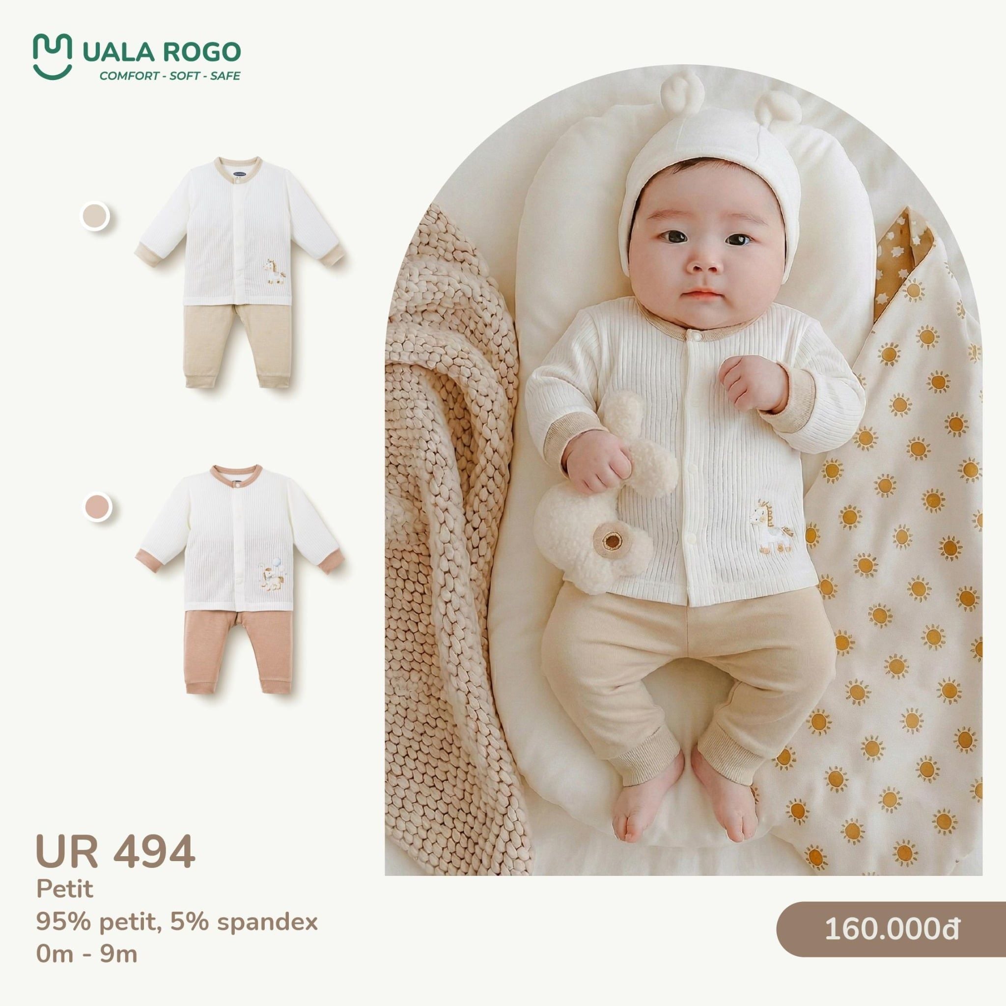  Bộ Dài Tay Cho Bé UR 494 