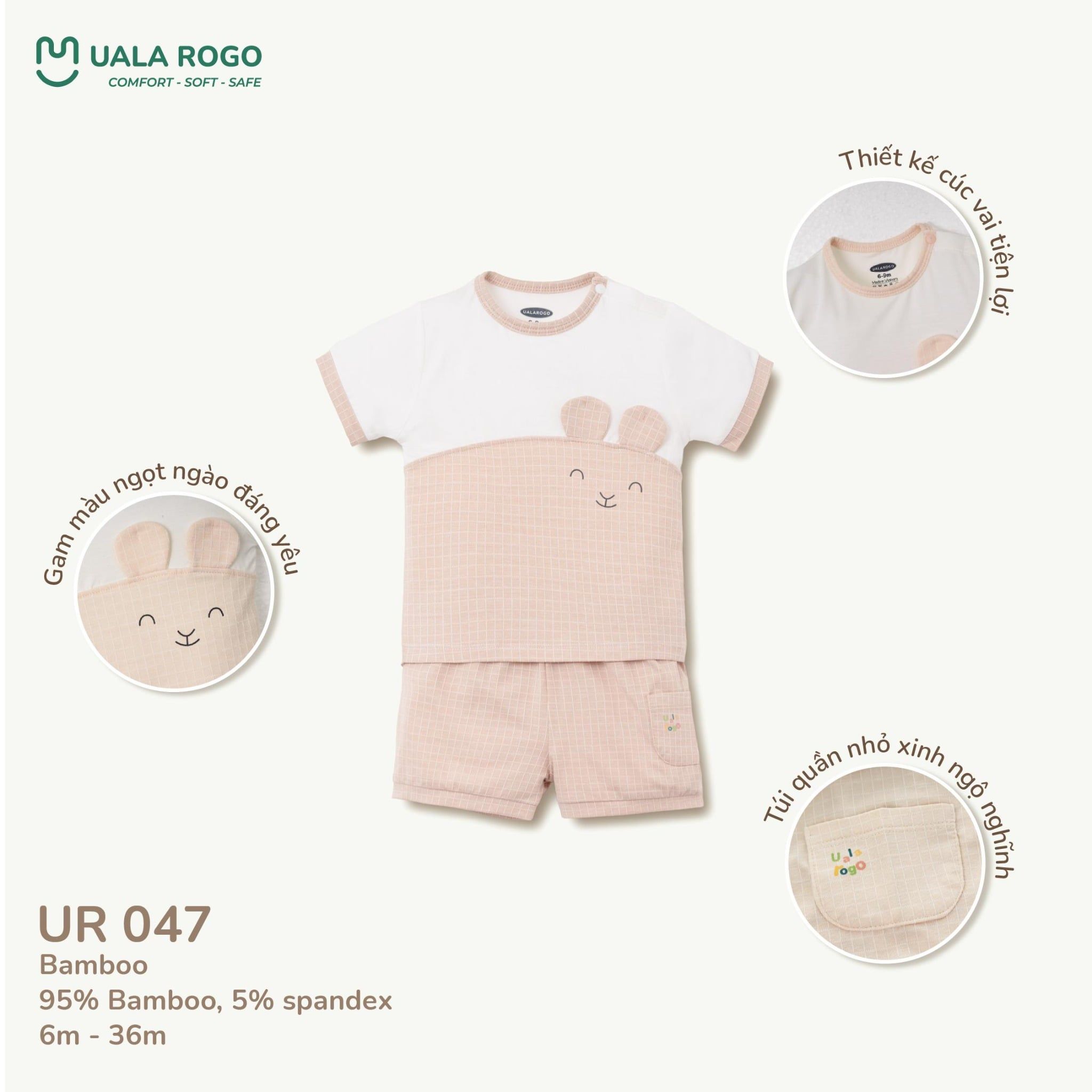  Bộ Cộc Tay Cho Bé UR 047 