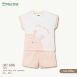  Bộ Cộc Tay Họa Tiết Thỏ Cho Bé UR 496 