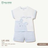  Bộ Cộc Tay Họa Tiết Thỏ Cho Bé UR 496 