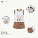  Bộ Sát Nách Họa Tiết Gấu Nhỏ Cho Bé UR 498 