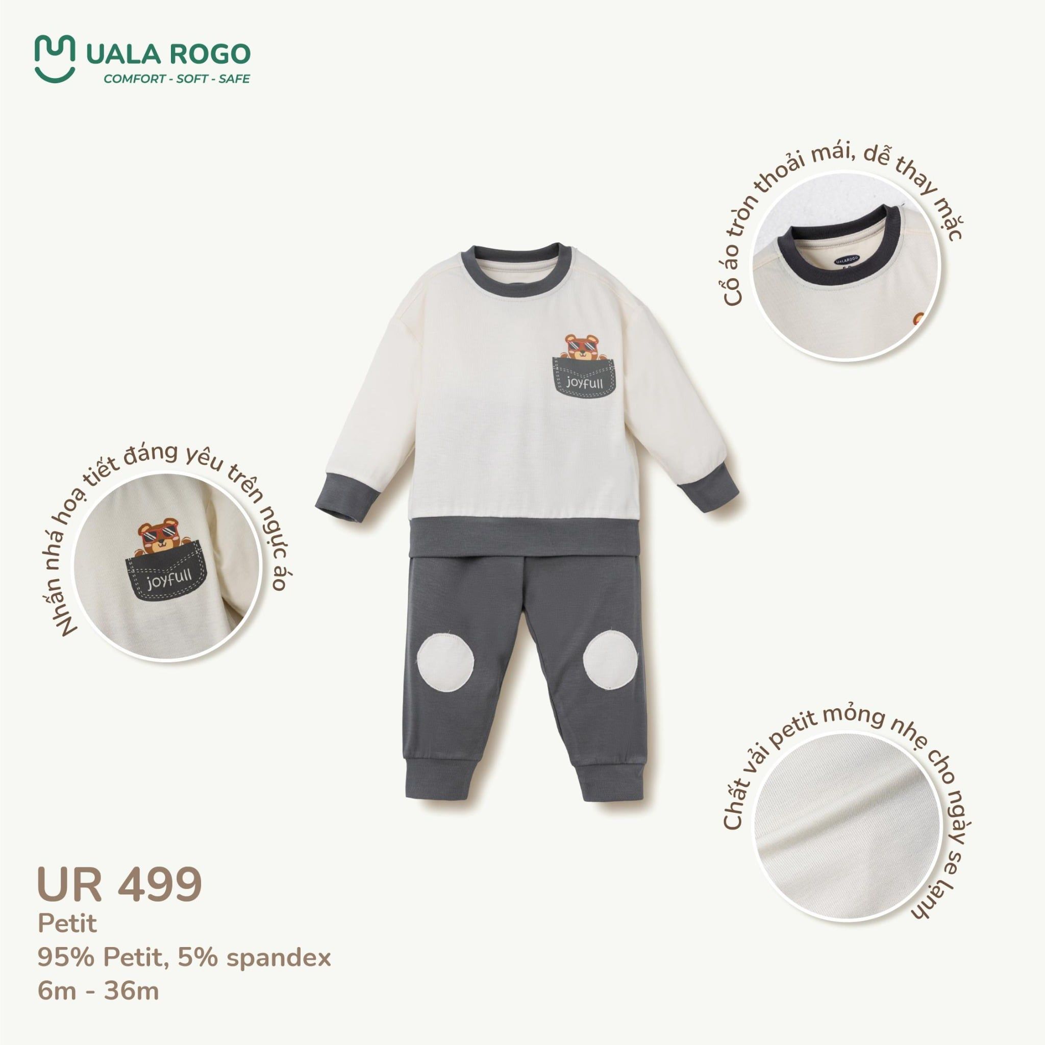  Bộ Dài Tay Cho Bé UR 499 