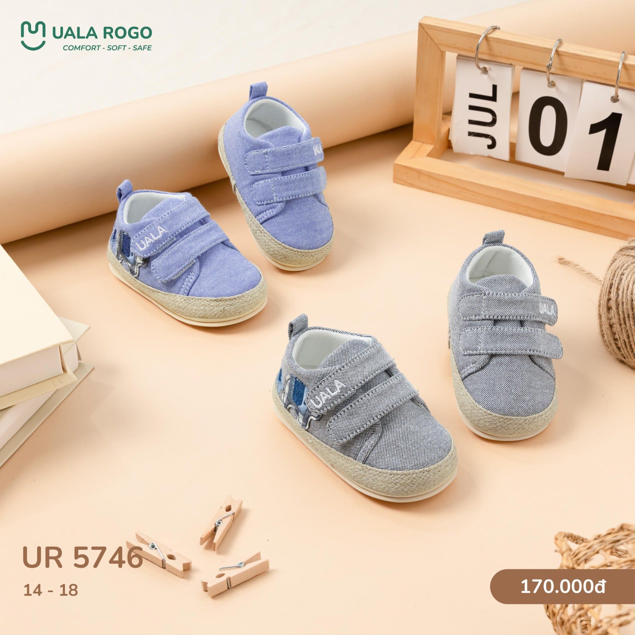  Giày Sơ Sinh Cho Bé UR 5746 