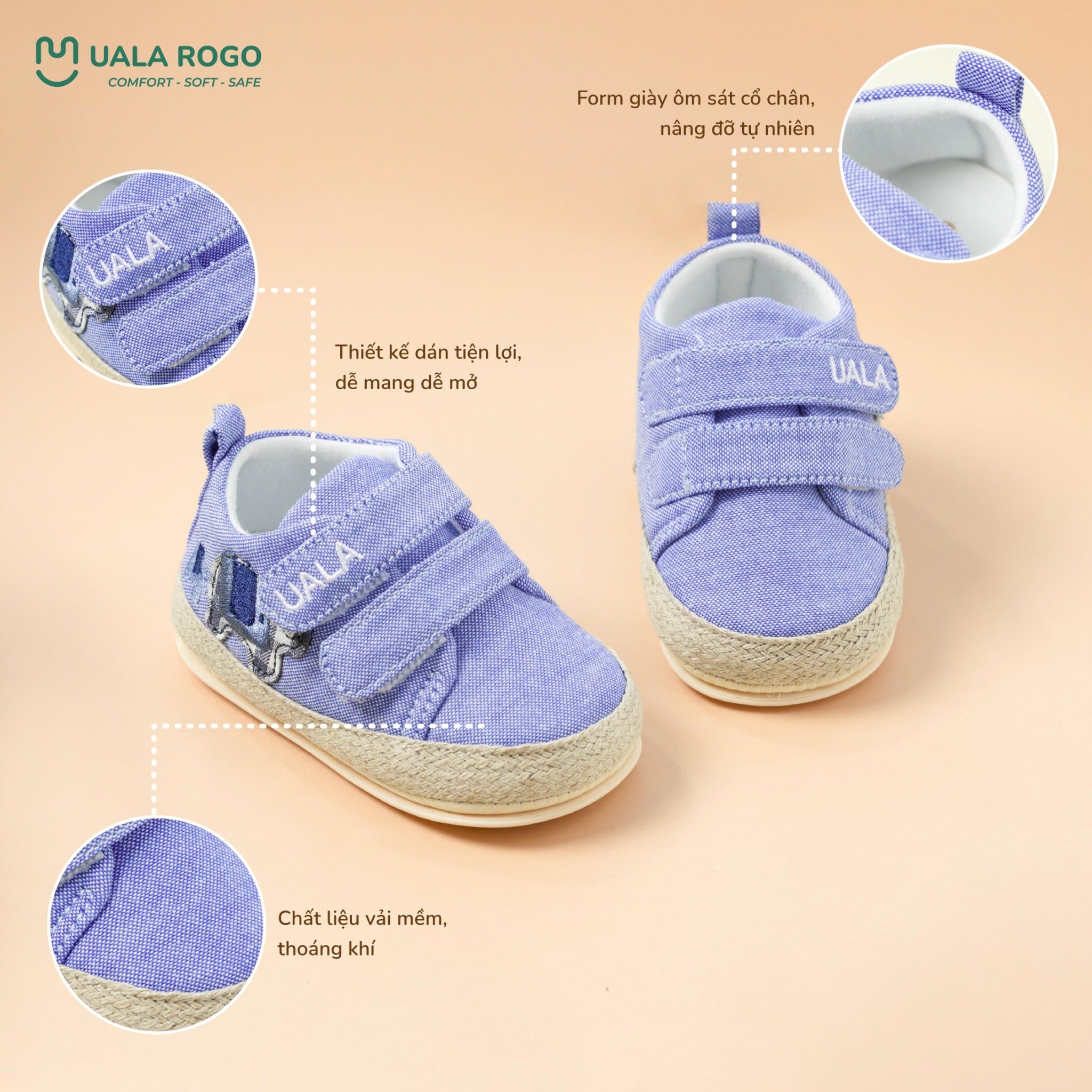  Giày Sơ Sinh Cho Bé UR 5746 