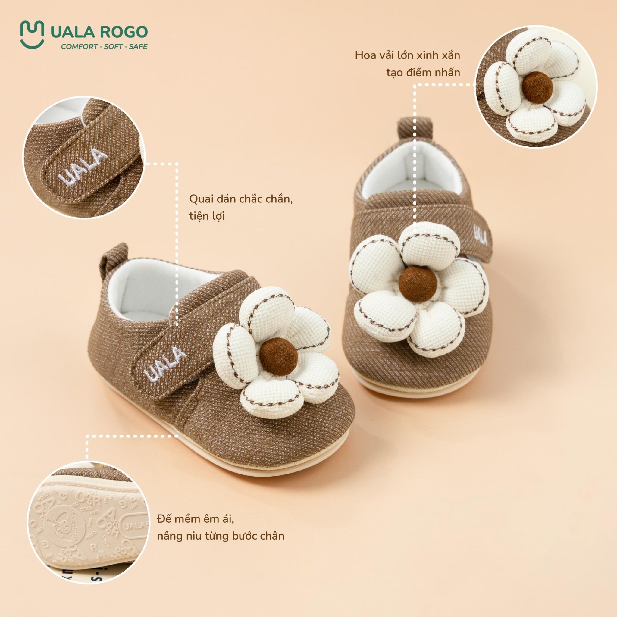  Giày Sơ Sinh Cho Bé UR 5747 