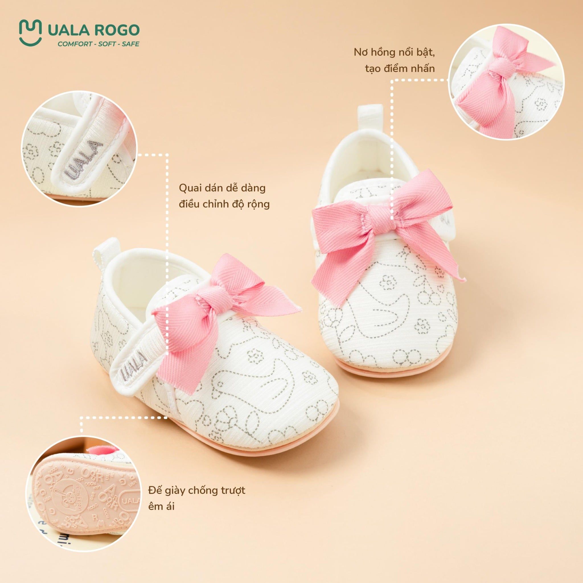  Giày Sơ Sinh Cho Bé UR 5748 
