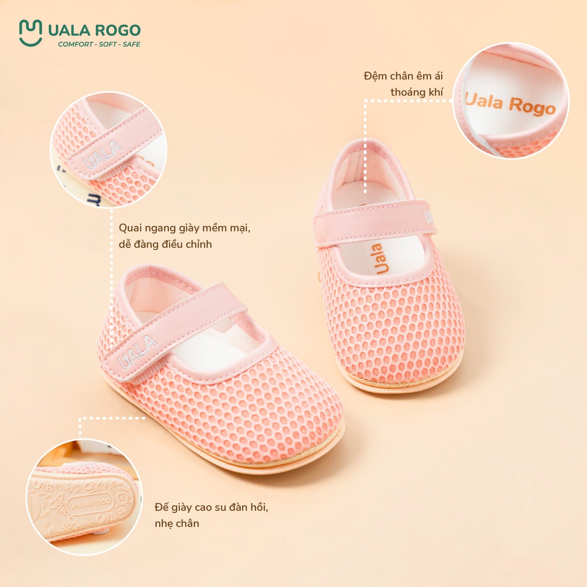  Giày Sơ Sinh Cho Bé UR 5752 