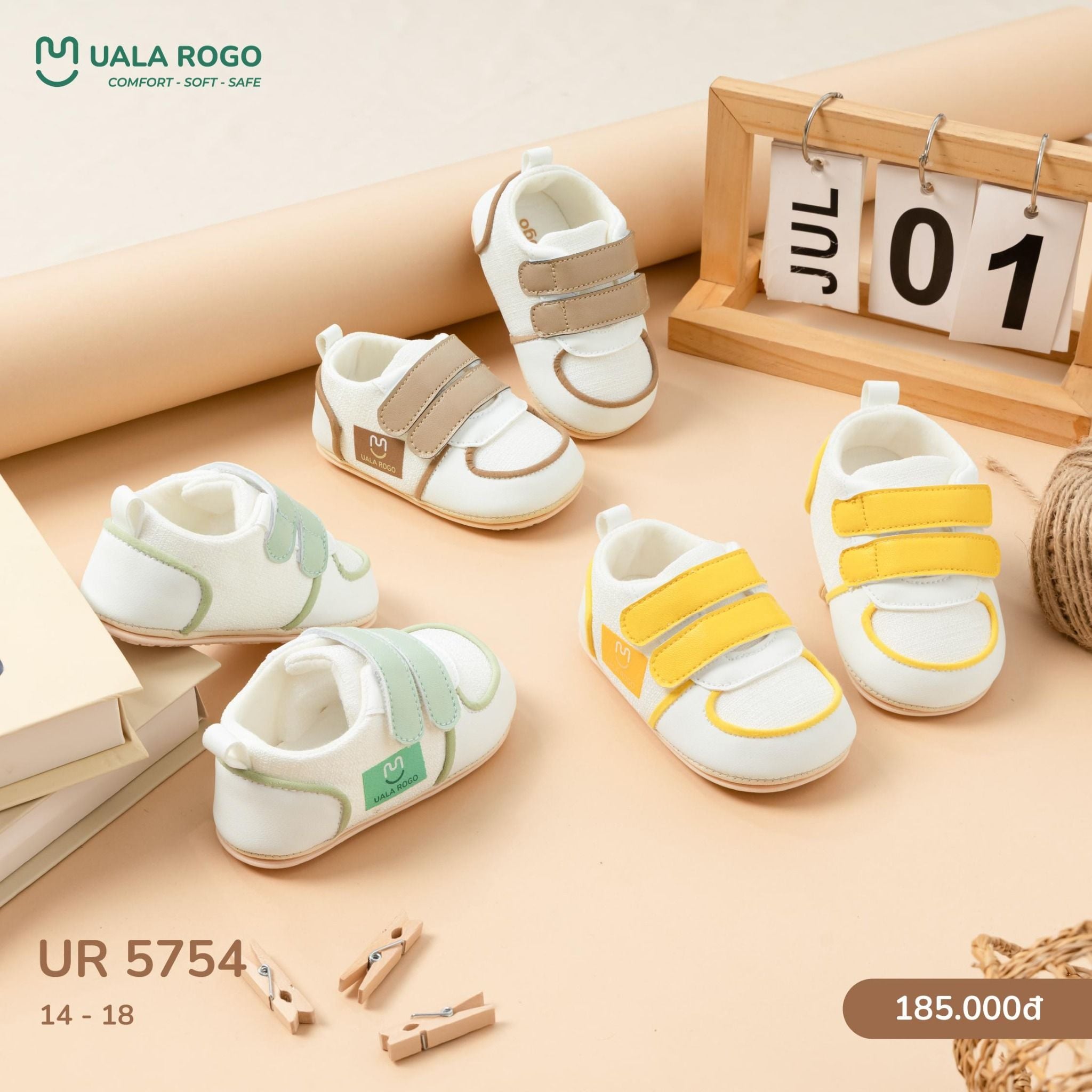  Giày Sơ Sinh Cho Bé UR 5754 