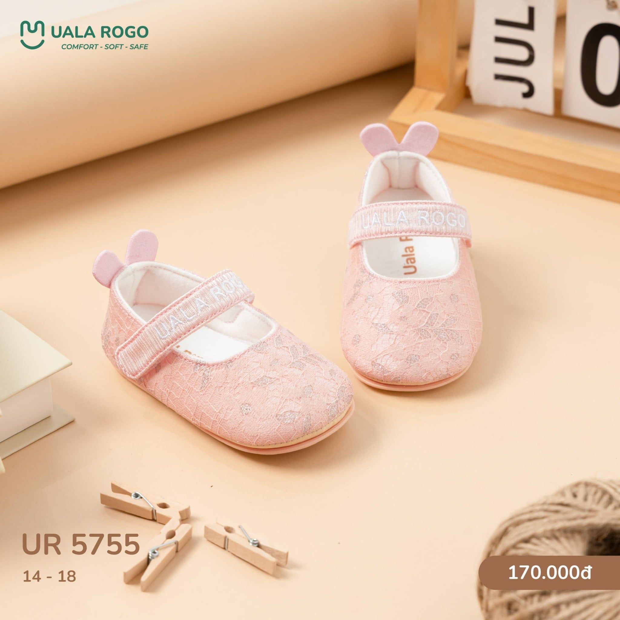  Giày Sơ Sinh Cho Bé UR 5755 