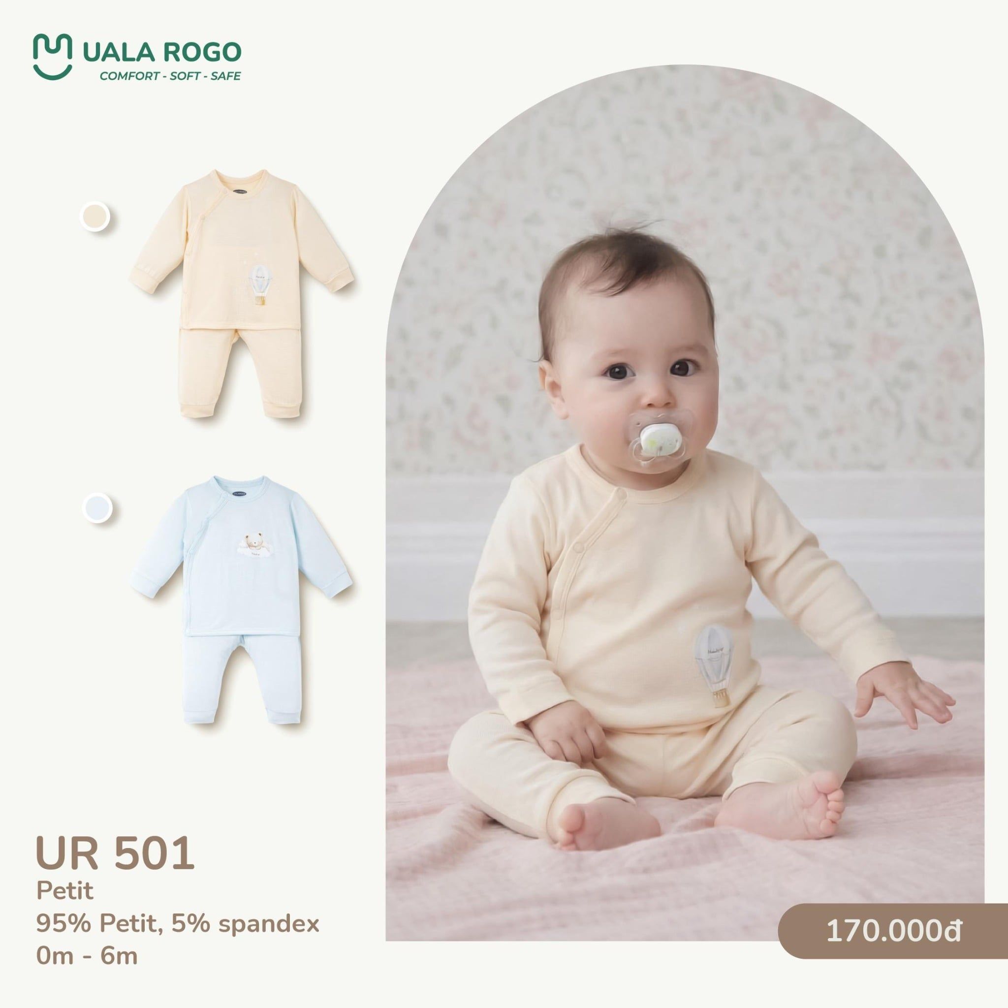  Bộ Dài Tay Cho Bé UR 501 