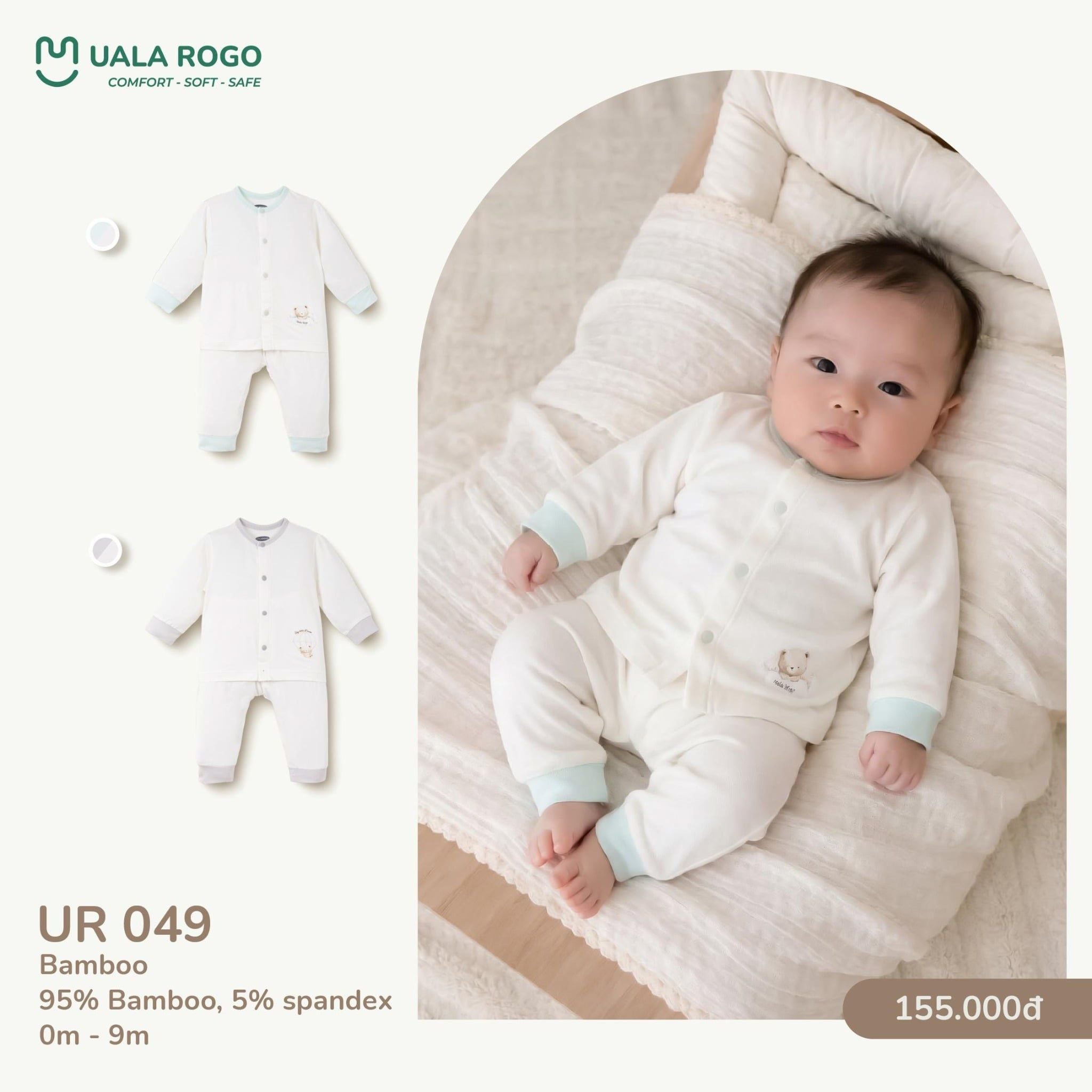  Bộ Dài Tay Cho Bé UR 049 