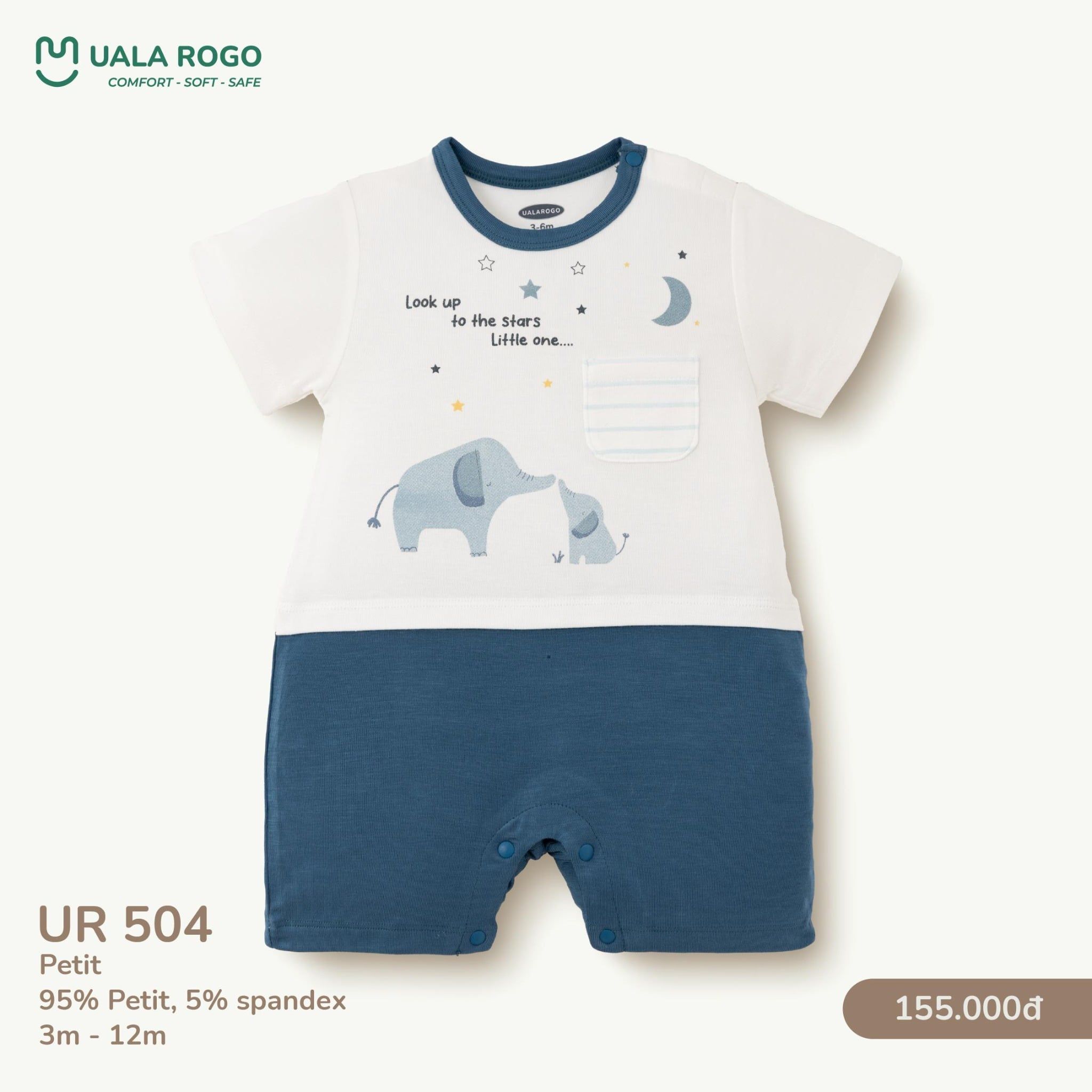  Body Cộc Tay Cho Bé UR 504 