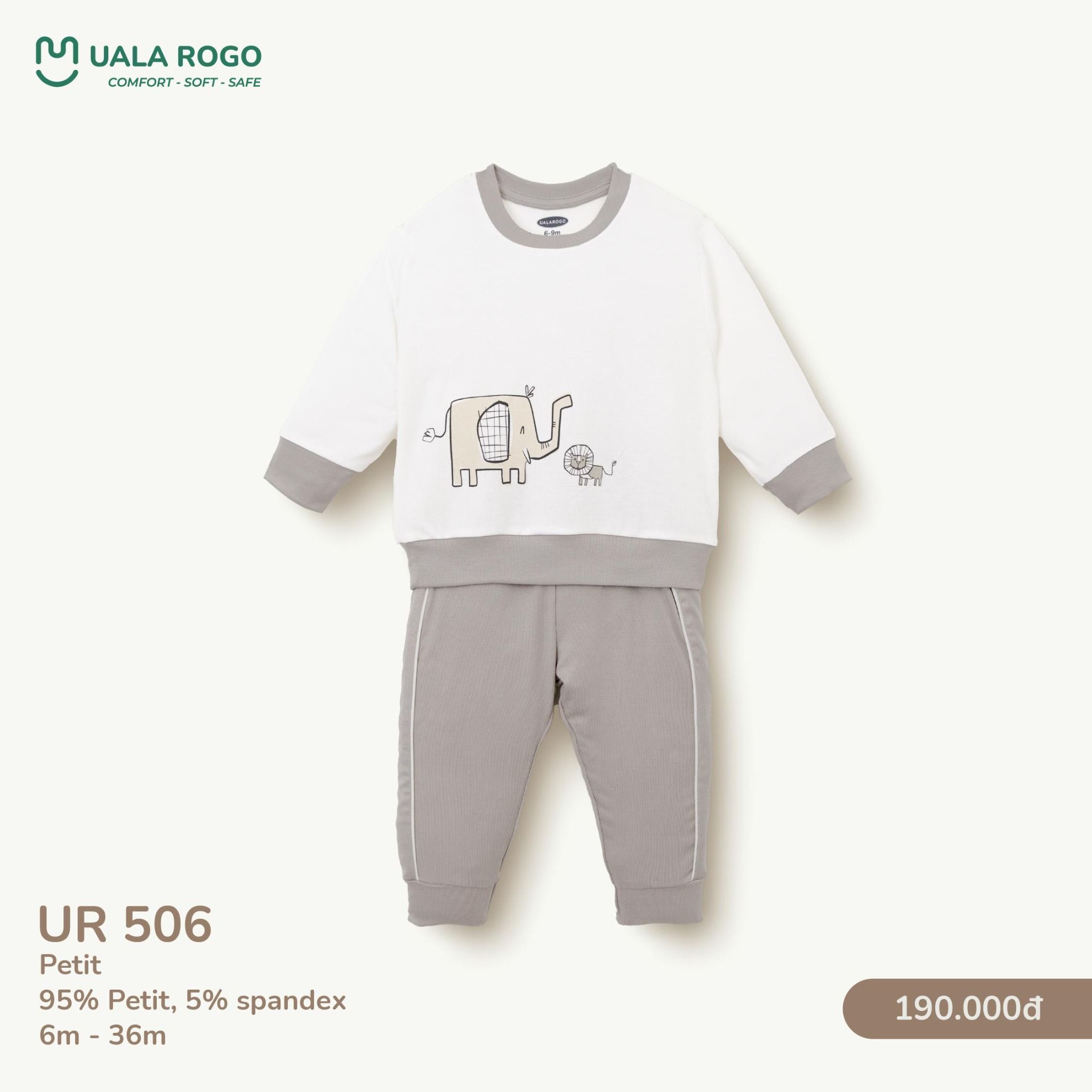  Bộ Dài Tay Cho Bé UR 506 