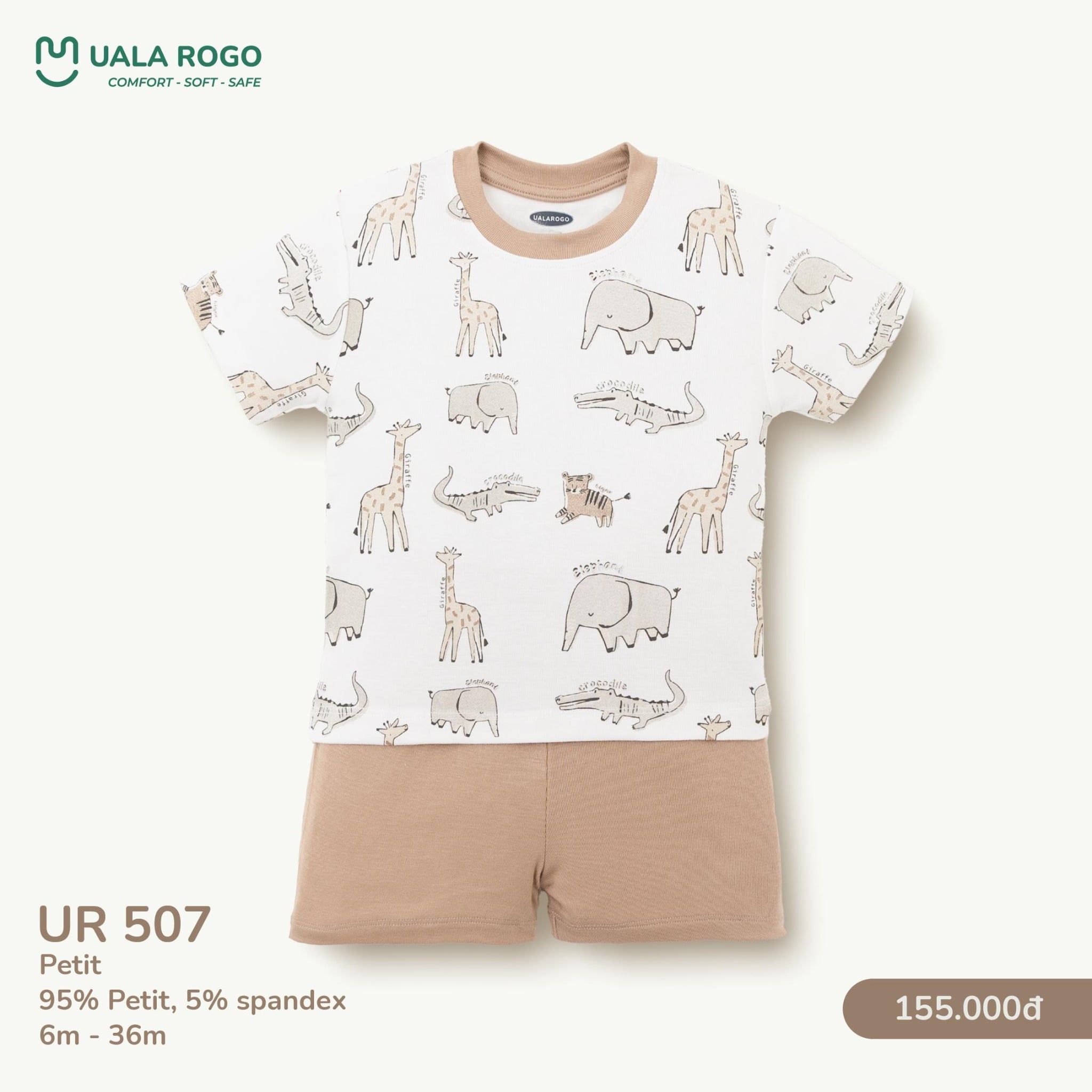  Bộ Cộc Tay Cho Bé UR 507 