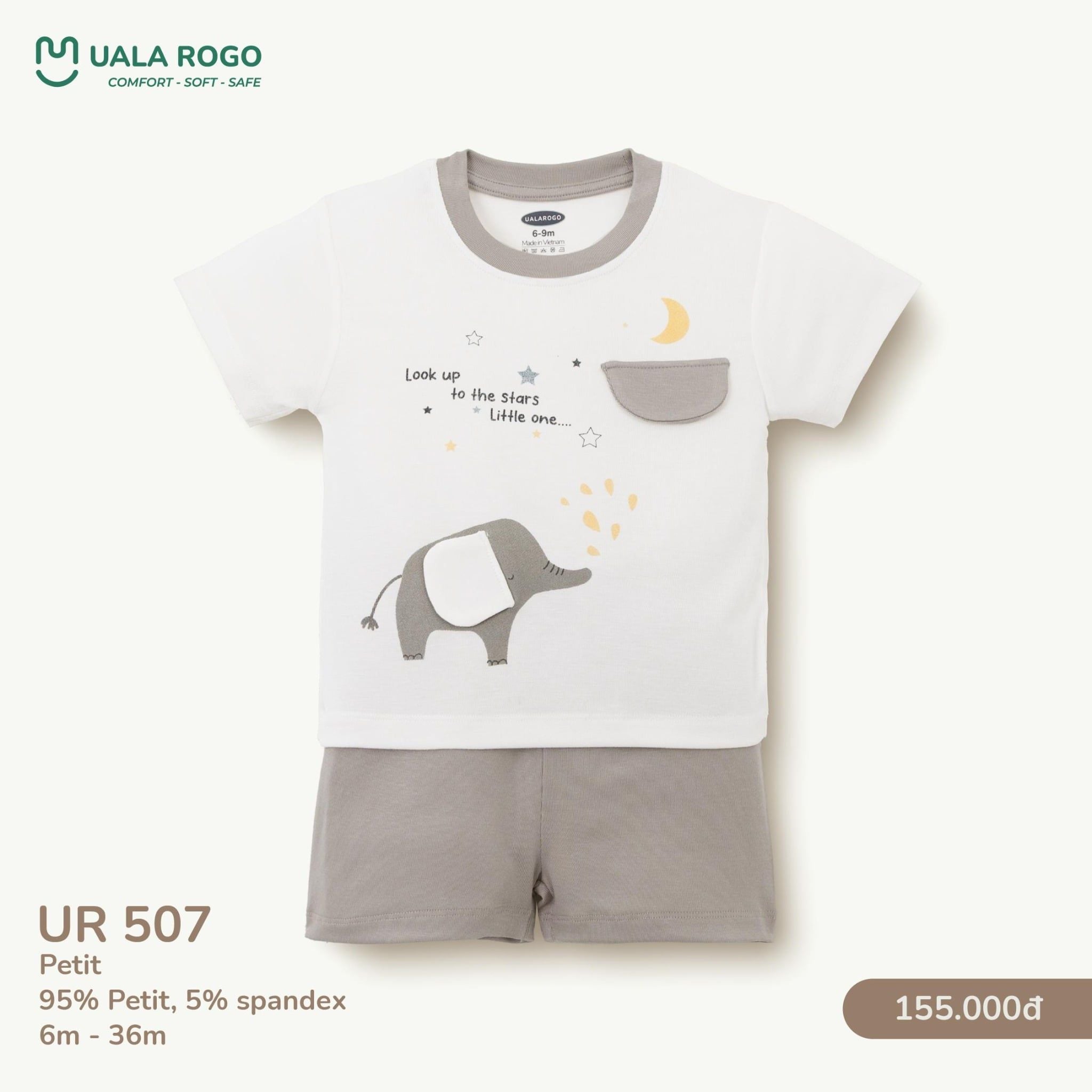  Bộ Cộc Tay Cho Bé UR 507 