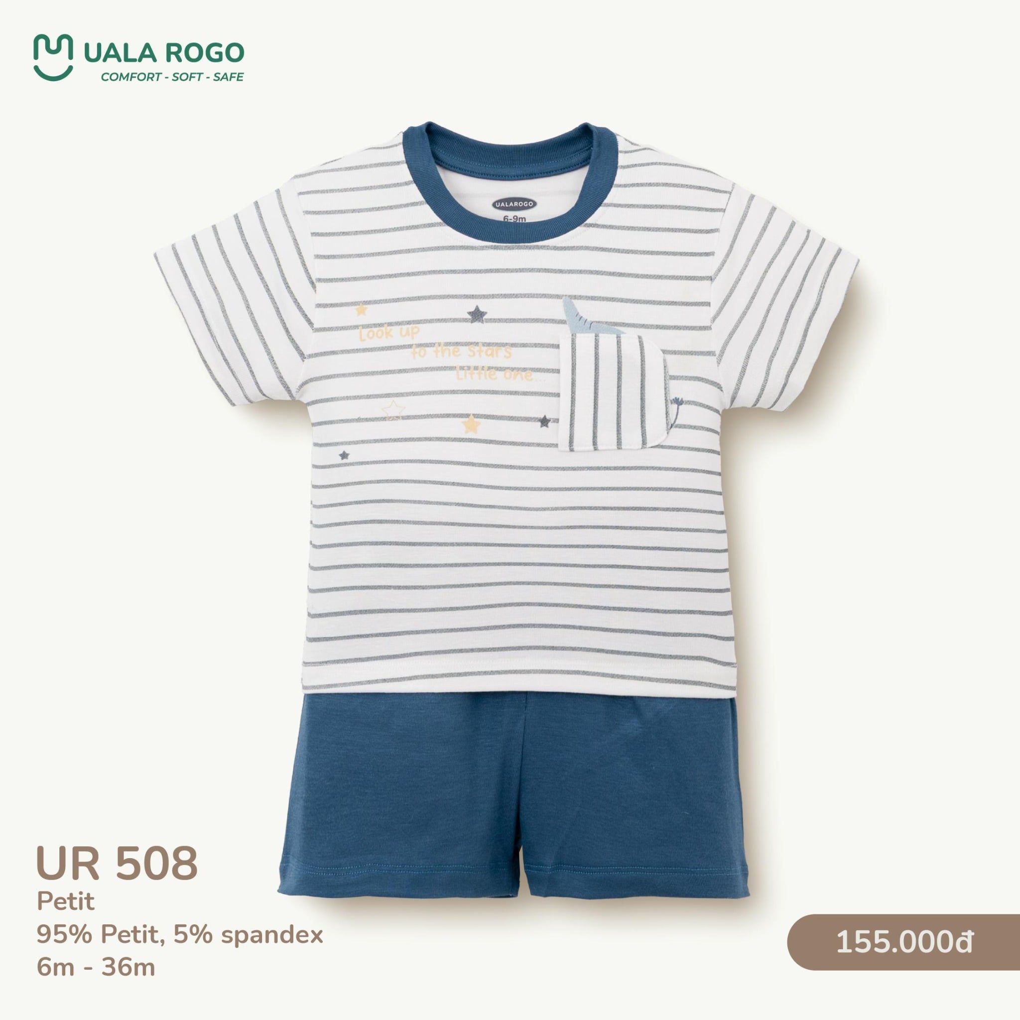  Bộ Cộc Tay Cho Bé UR 508 